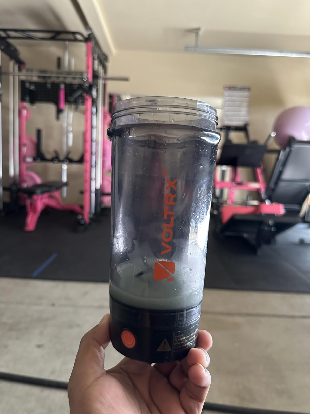 VOLTRX Electric Protein Shaker Bottle - USB Rechargeable Mixer Cup for Shakes and Meal Replacements, BPA-Free Tritan, 24oz customer photo 1