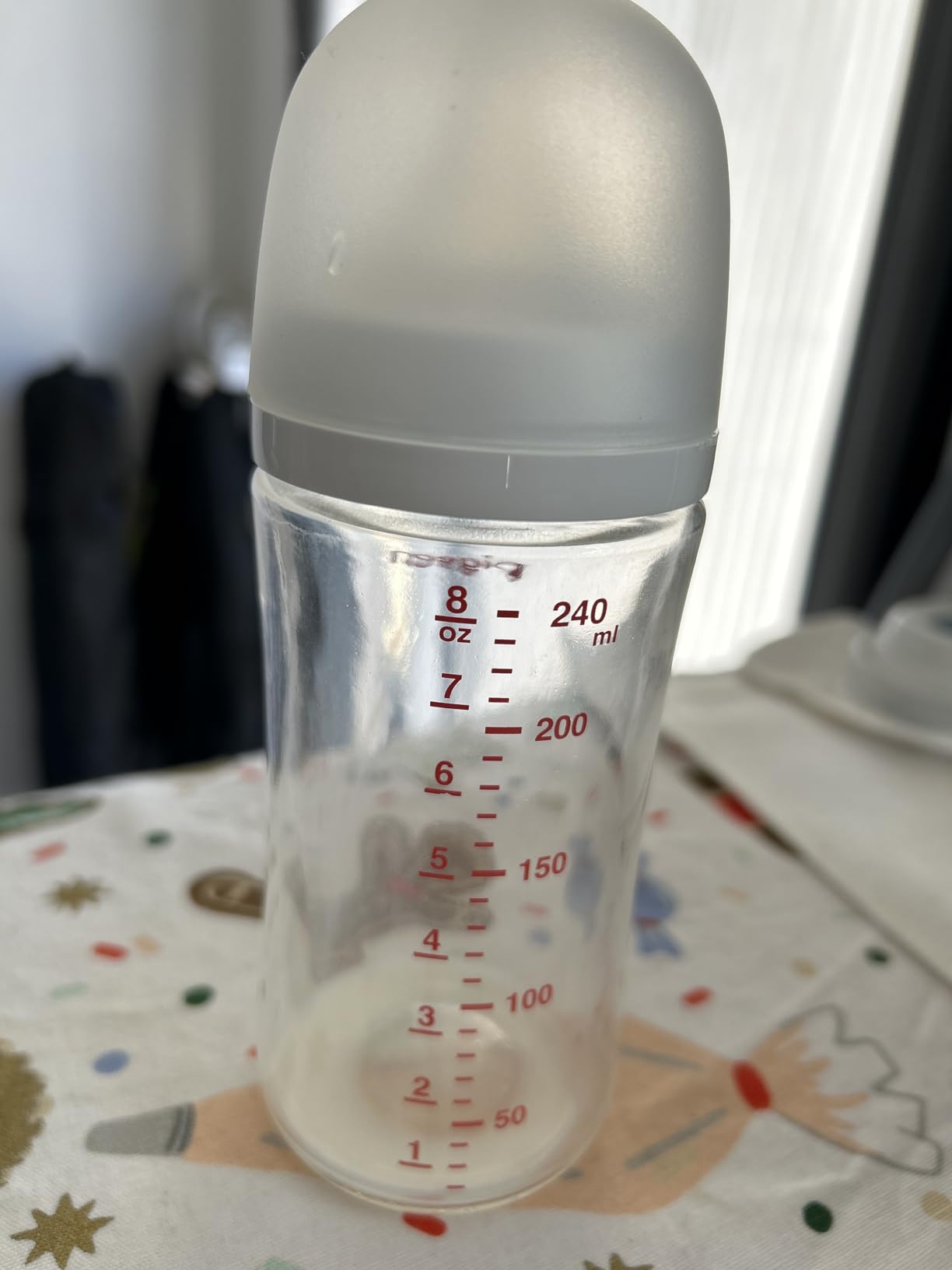Pigeon Glass Baby Bottles Wide Neck, 5.4 Oz, Pack of 2 customer photo 1