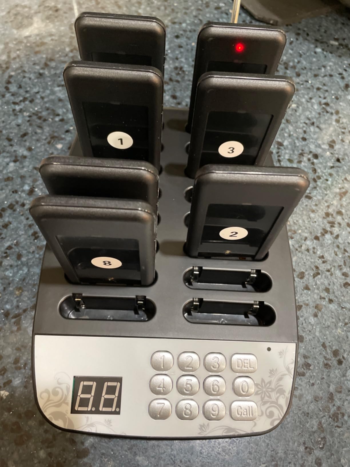 Restaurant Pager System, Pagers for Restaurants 1640ft Long Range, Social Distancing Keeping 16 Pagers and Buzzers, Waterproof Beepers Restaurants | Food Truck | Church Nursery | Cafe customer photo 2
