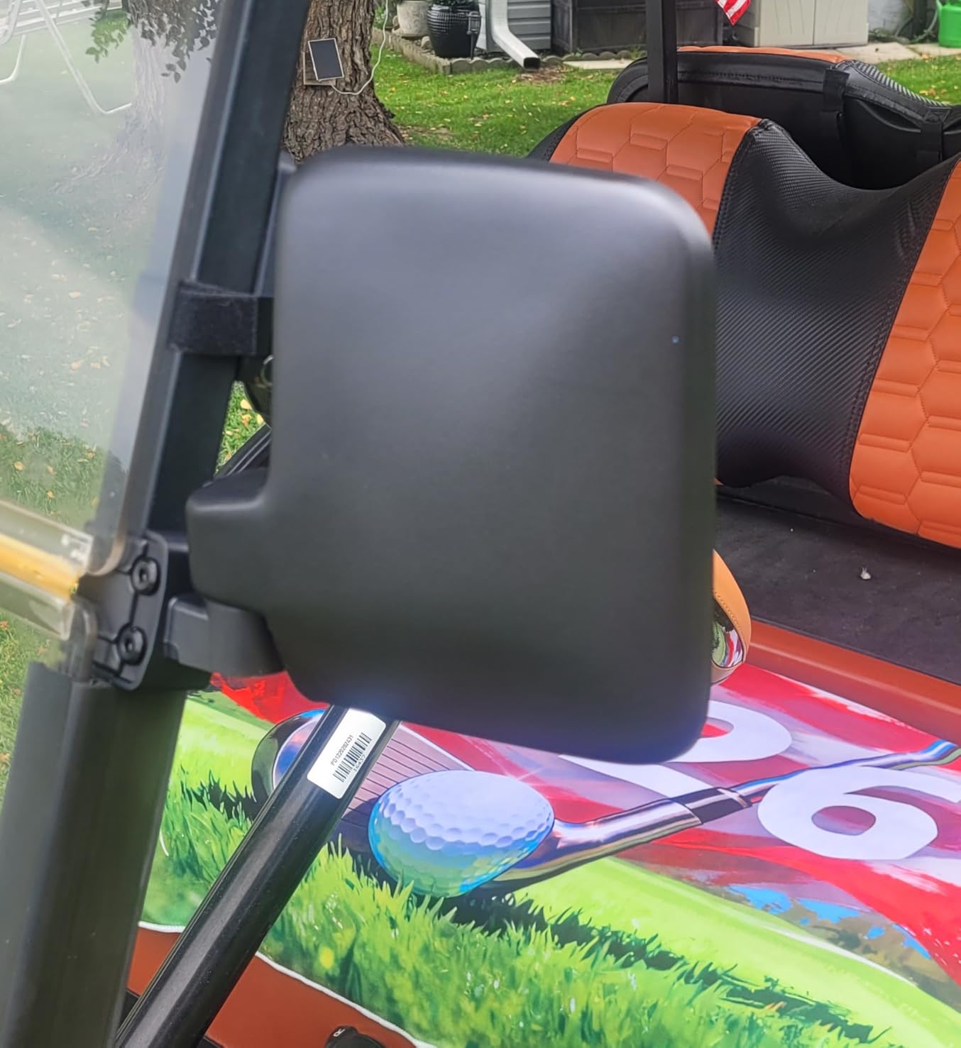 10L0L No Drilling Golf Cart Mirror for Yamaha Club Car EZGO Side Mirrors customer photo 1
