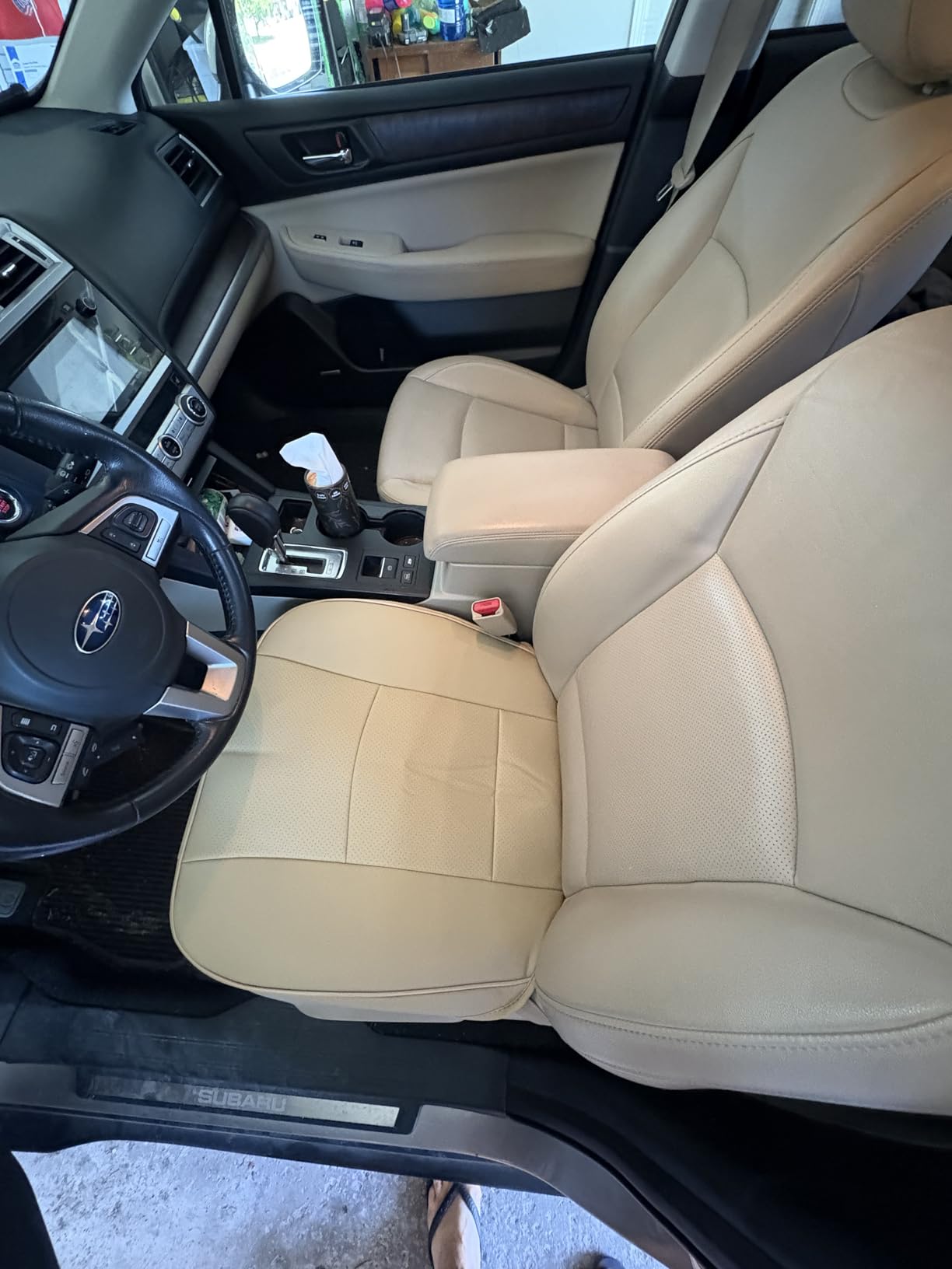 PU Leather Car Front Seat Bottom Cover Automotive Seat Cover Black 1 pcs customer photo 1