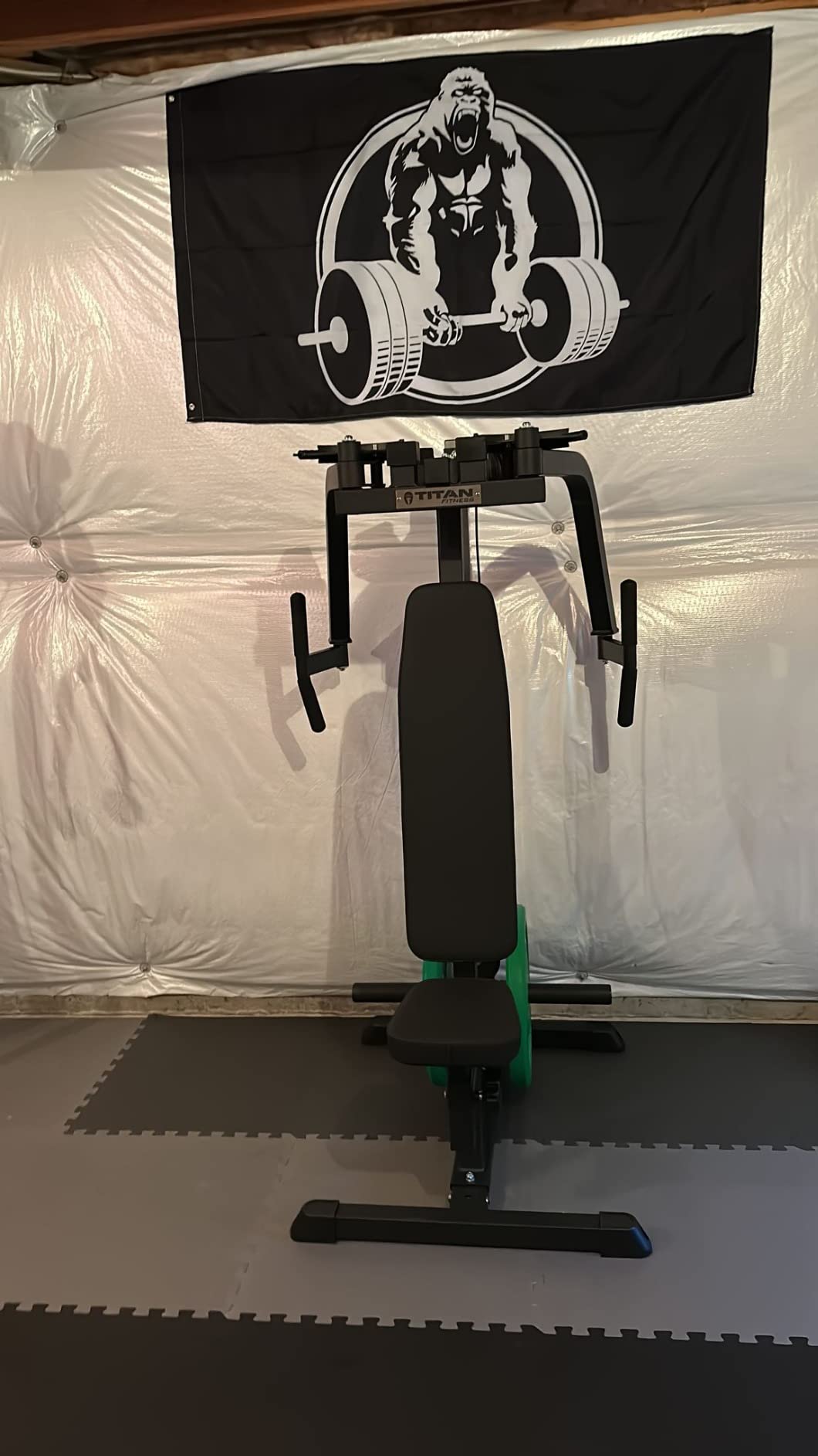 Titan Fitness Plate-Loaded PEC Fly and Reverse Delt Machine, Rated 400 LB customer photo 2