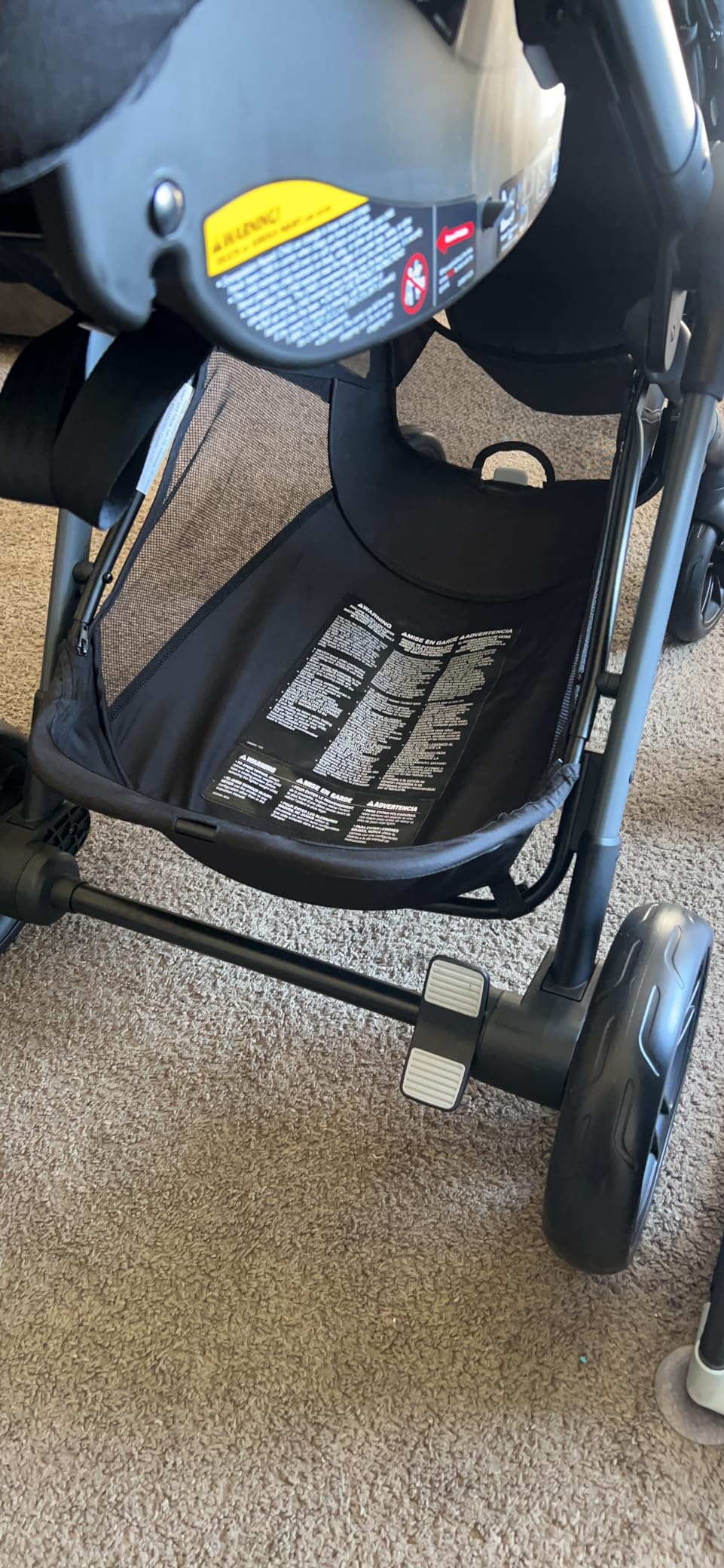 Pivot Xpand Modular Travel System with LiteMax Infant Car Seat with Anti-Rebound Bar (Ayrshire Black) customer photo 1