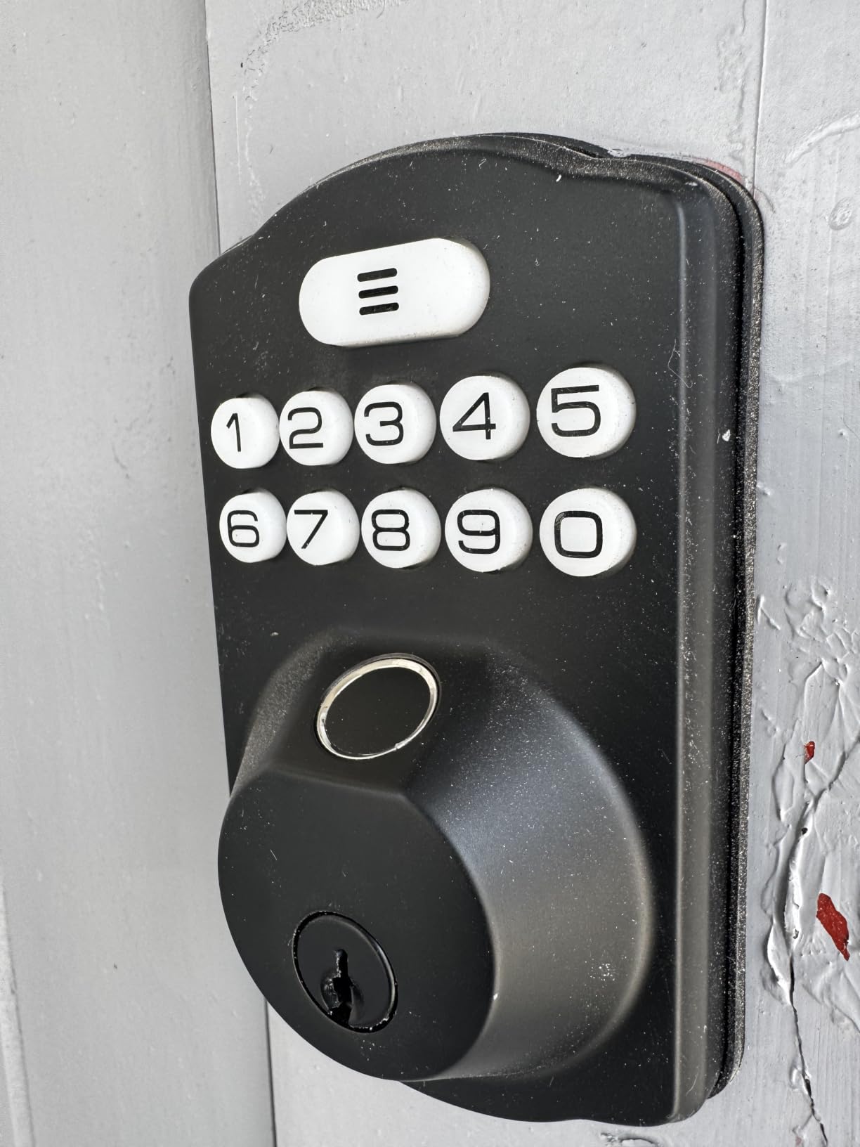 Veise KS02A Fingerprint Door Lock, Keypad Deadbolt, Matte Black customer photo 2