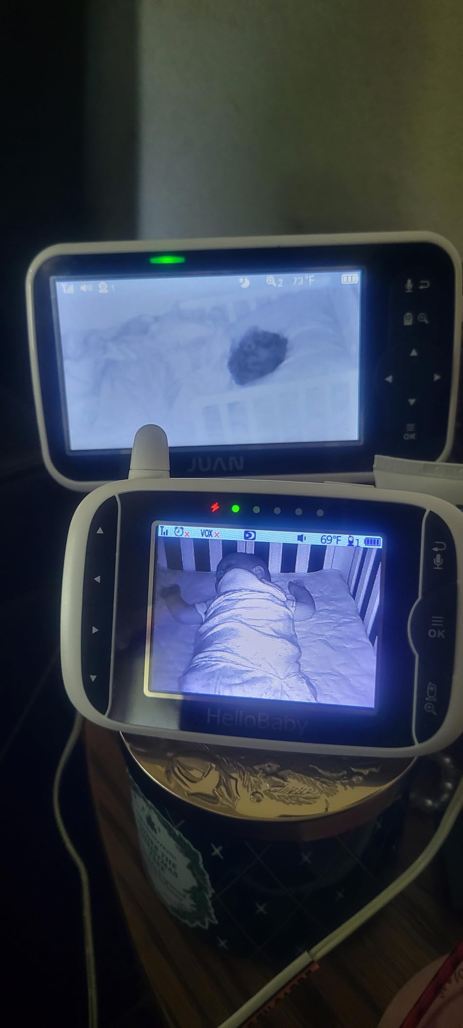 JUAN Baby Monitor with Camera and Audio, No WiFi 100% Private customer photo 1