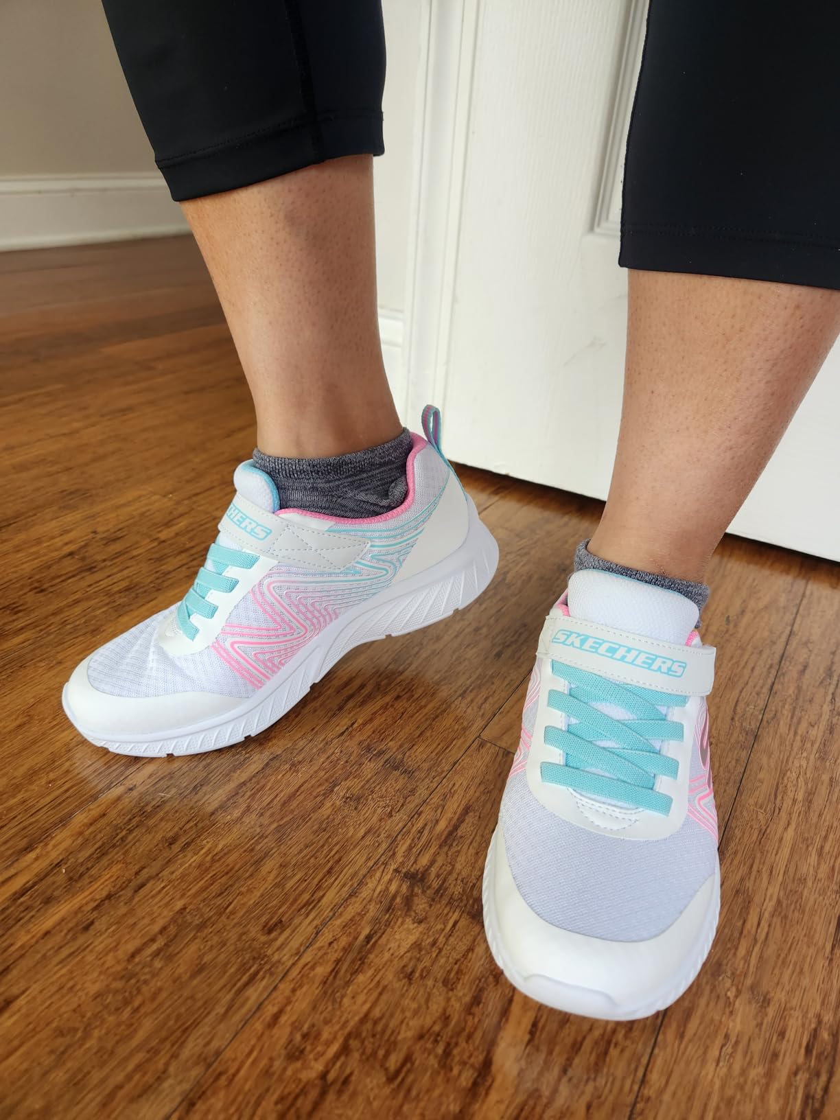 Skechers Girls' Microspec Swirl Sweet customer photo 1
