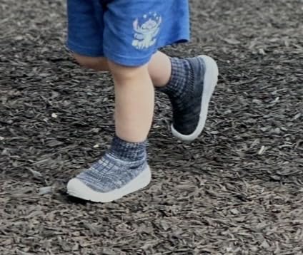 MORENDL Toddler Sock Shoes Baby Walking Shoes Infant Slippers Boys & Girls Non-Slip Sneakers customer photo 1
