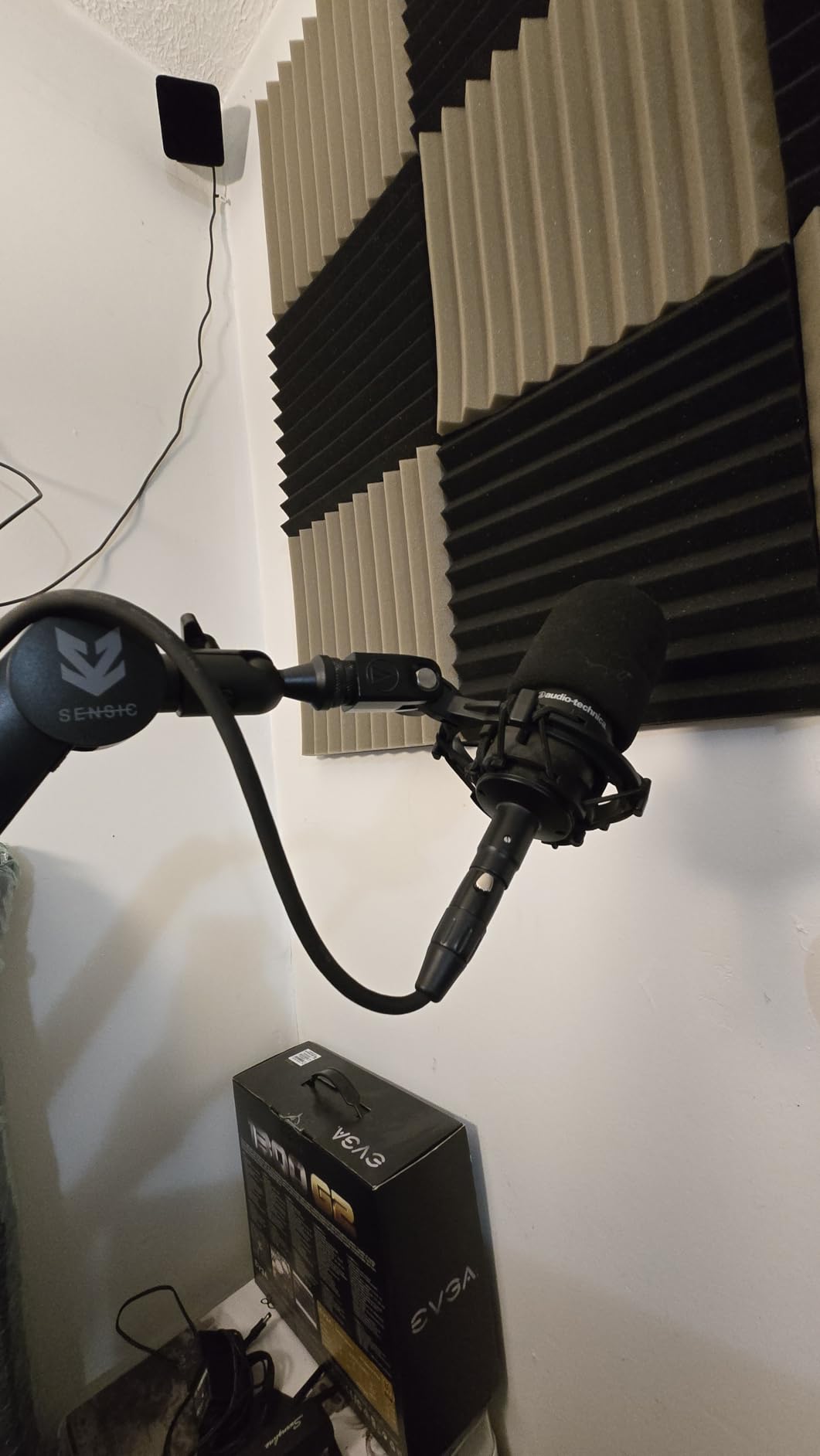 Sensic SA-30 Microphone Boom Arm, 360° Rotatable Mic Stand with 6 inch riser, Microphone Holder with 1/4