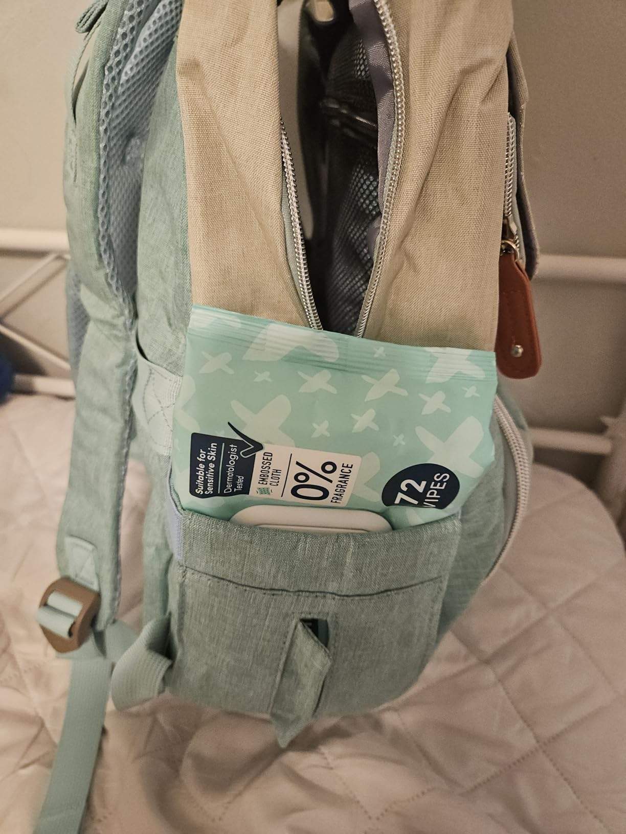Diaper Bag Backpack, Baby Girl Diaper Bag for Mom, Large Pink Floral Diaper Bag Backpack for Girls, Waterproof Mom Backpack for Work Travel Holiday with Insulated Pockets and Stroller Straps customer photo 1