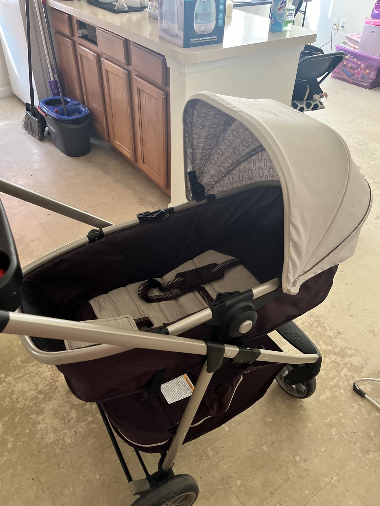 Safety 1st Deluxe Grow and Go Travel System Stroller and Car Seat Combo, 8-in-1 Travel System, Weight Capacity 4-30 lbs, Dunes Edge customer photo 1