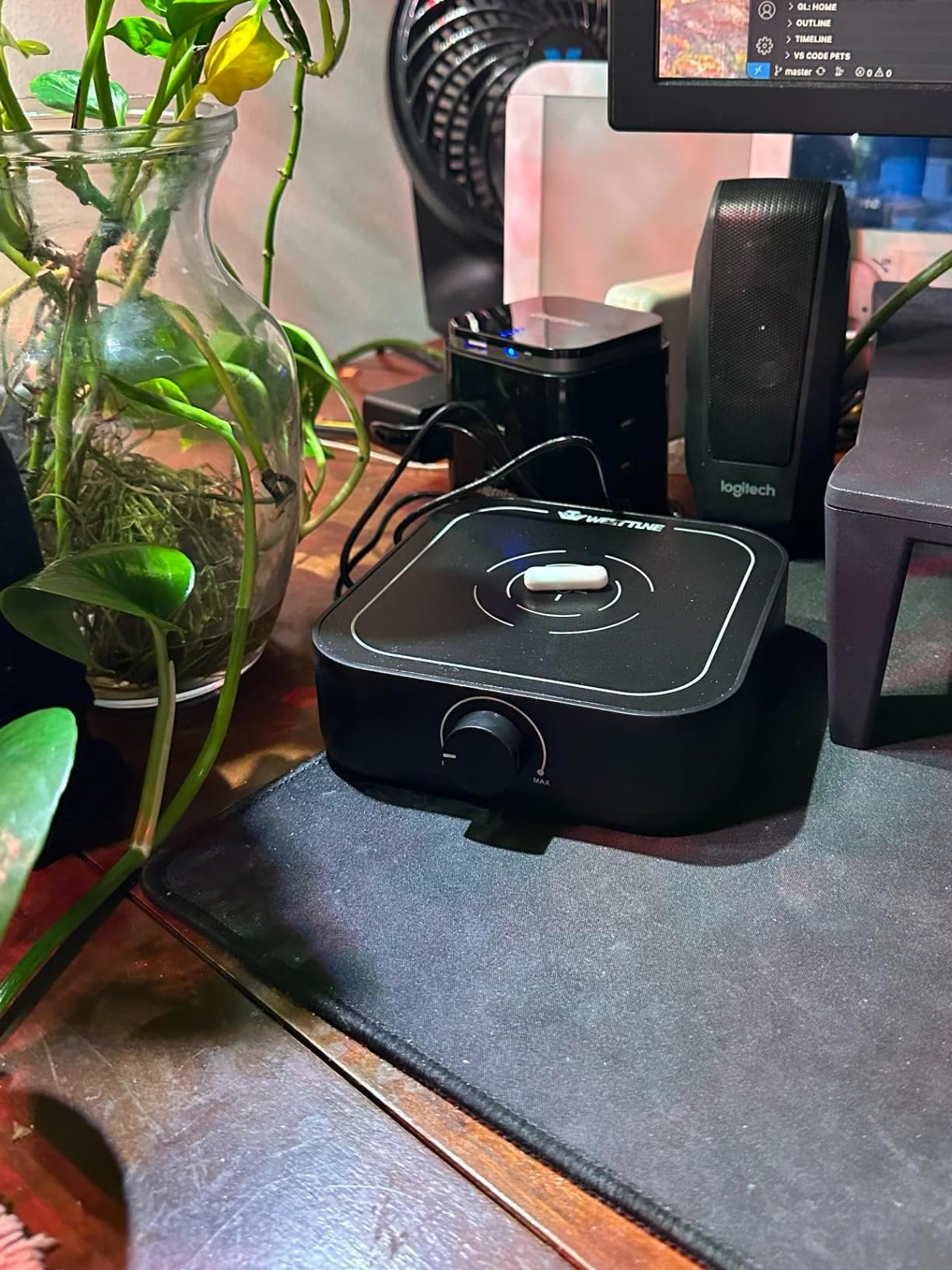 Magnetic Stirrer 3000rpm, Magnetic stir Plate with Stir Bar, Mini Magnetic Mixer Stirrer Max Stirring Capacity 3000mL, Lab Stirrers (No Heating) customer photo 2