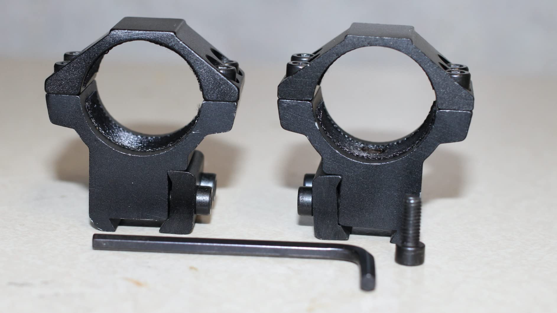 LONSEL 1'' Scope Rings, 2Pcs High Profile or 2Pcs Medium Profile 1 Inch Scope Mount Rings for Picatinny Rail customer photo 1