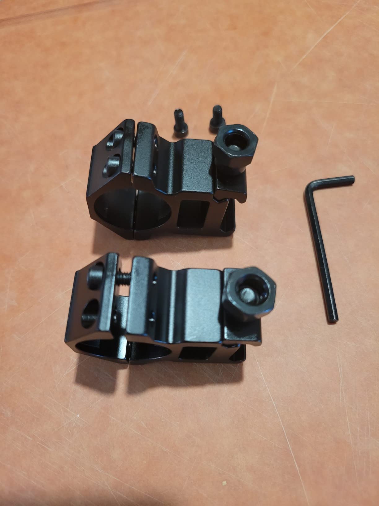 LONSEL 1'' Scope Rings, 2Pcs High Profile or 2Pcs Medium Profile 1 Inch Scope Mount Rings for Picatinny Rail customer photo 2