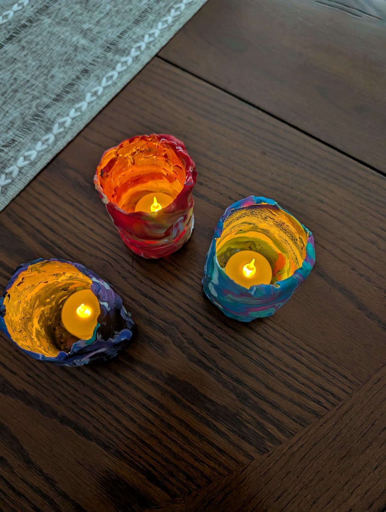 MHMYDIS Make Your Own Clay Luminaries - Arts and Crafts kit for Boys Girls and Teens Age 6 7 8 9 10 11 12 Year Old and up - Creative Clay Lantern Toys for 8-12 Year Olds customer photo 1