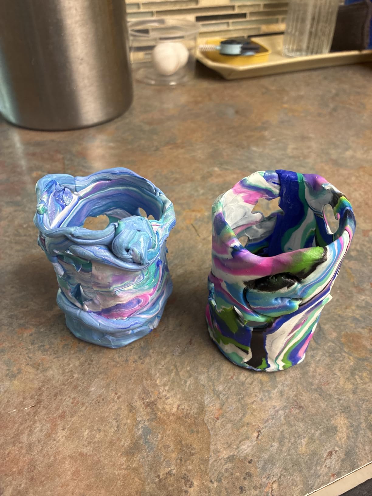 MHMYDIS Make Your Own Clay Luminaries - Arts and Crafts kit for Boys Girls and Teens Age 6 7 8 9 10 11 12 Year Old and up - Creative Clay Lantern Toys for 8-12 Year Olds customer photo 2