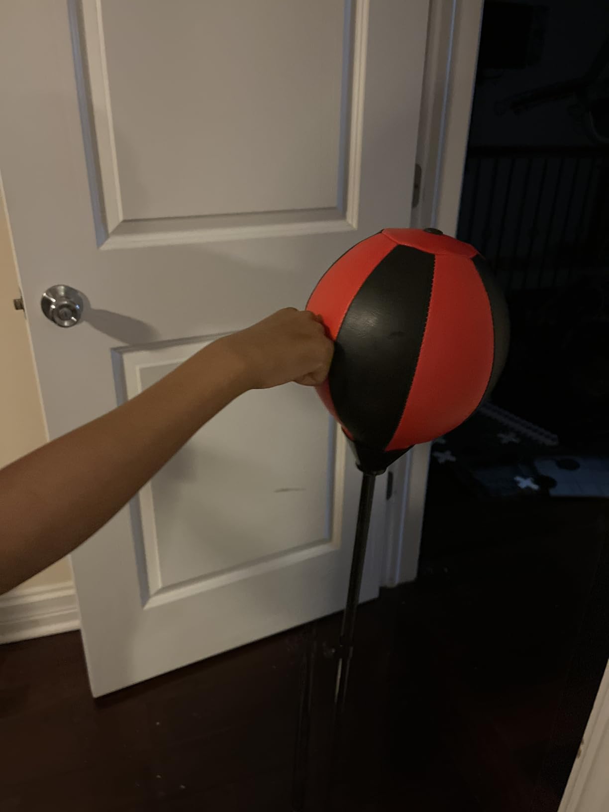 Punching Bag Set Toy with Boxing Gloves, Ideal Birthday for Kids Ages 3-8+ customer photo 1