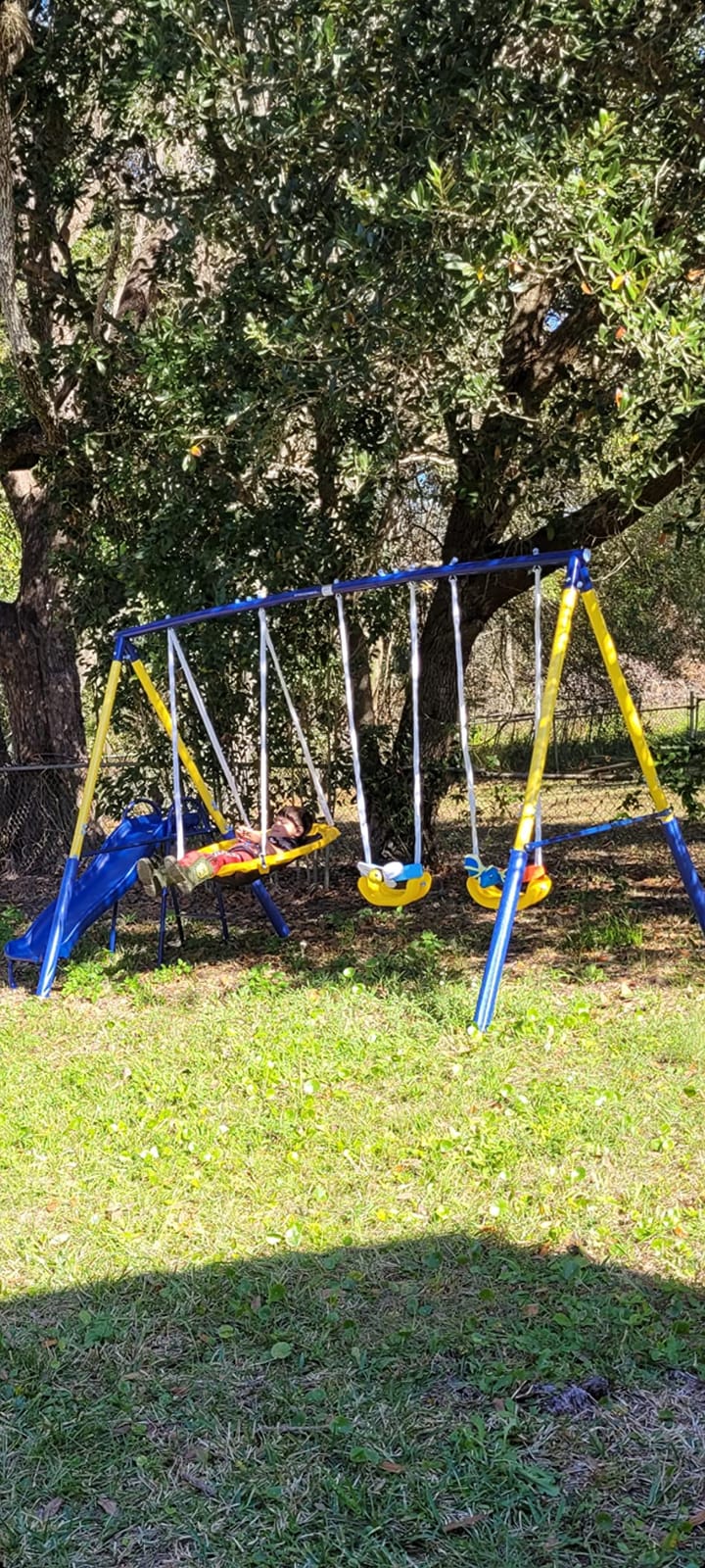 Sportspower Super Saucer Metal Swing Set: 2 Swings customer photo 1