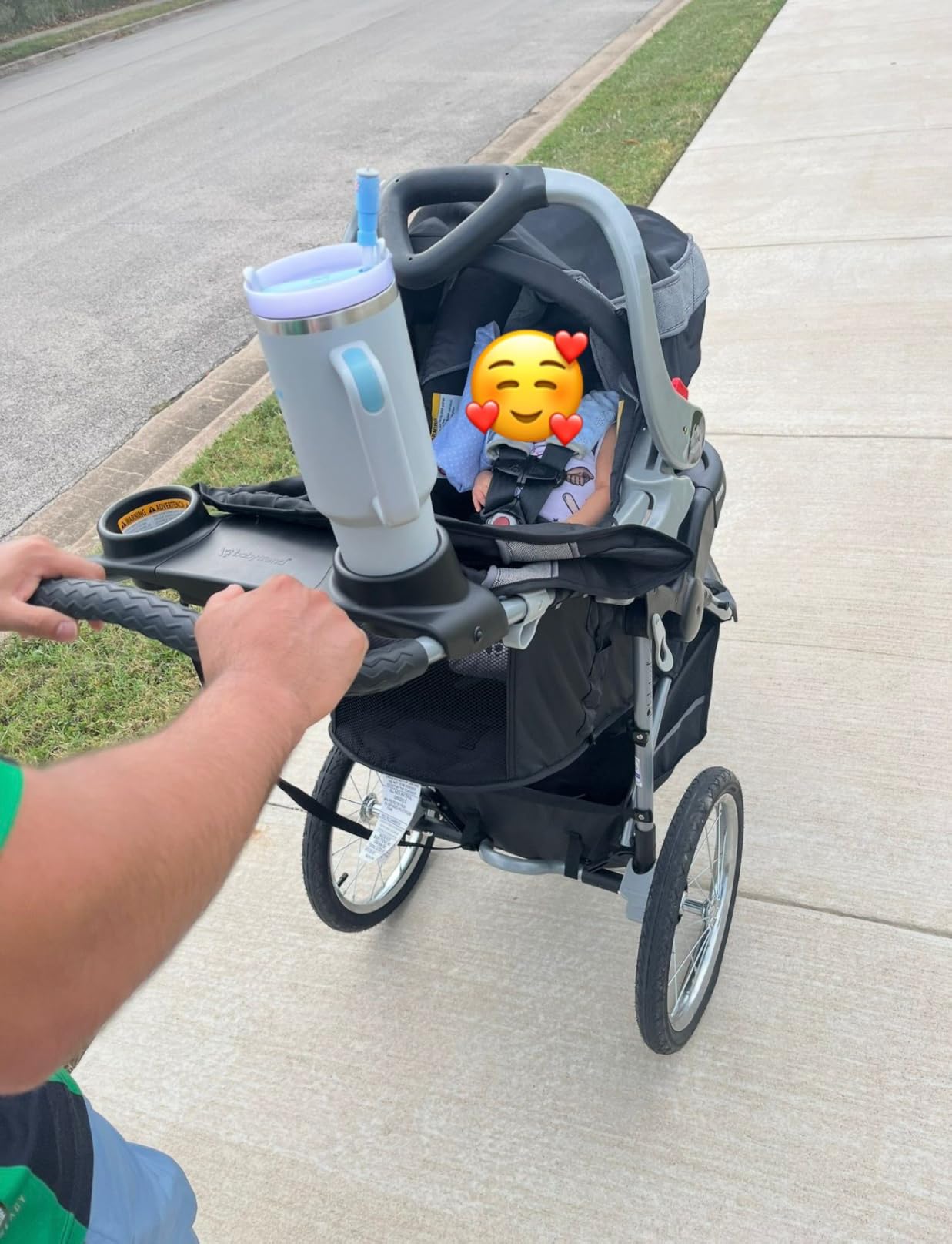 baby Trend Expedition® Jogger Travel System with EZ-Lift™ Infant Car Seat, Dash Black customer photo 2