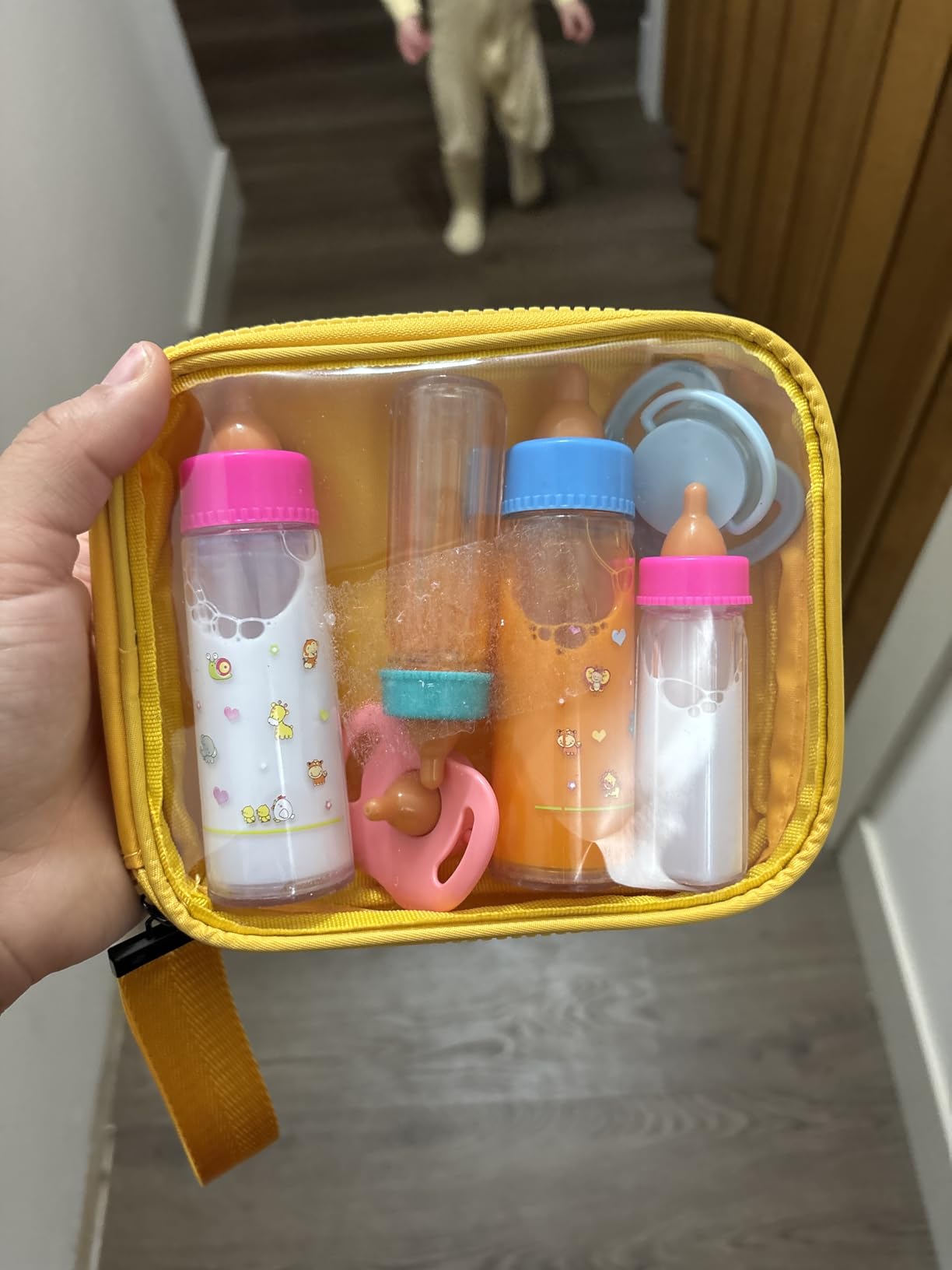 Kaydora Baby Doll Bottle Accessories - 6 Pcs Magic Milk Feeding Toys Yellow customer photo 2