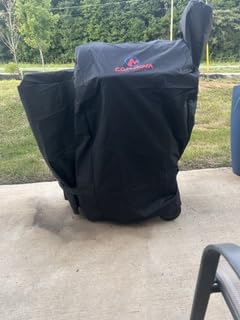 Comnova Grill Cover for Traeger Pro 22 & 575 Series - 600D Wood Pellet Smoker Cover for Traeger Waterproof & Heavy Duty, Premium Pellet BBQ Cover for Treager Pro 22 / Pro 575, Z Grills 550B and More customer photo 2