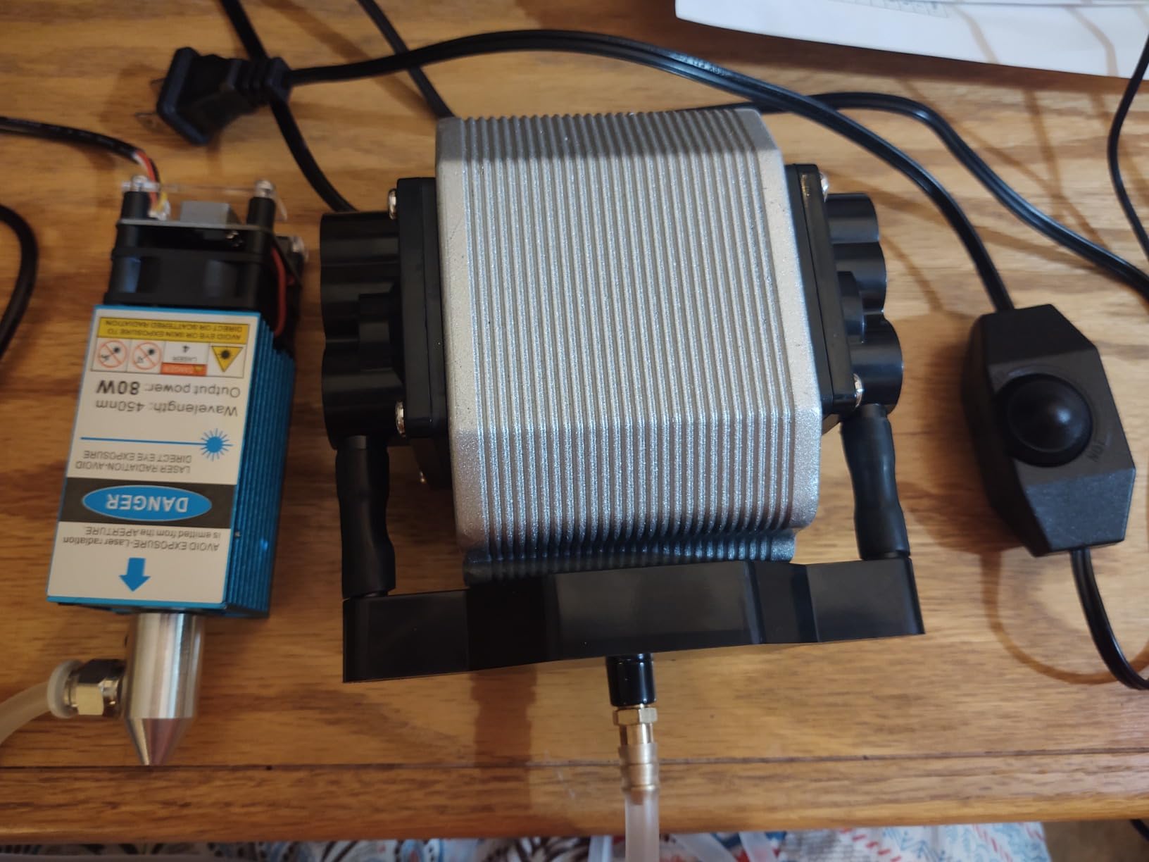 Air Assist for Laser Cutter and Engraver 30L/Min Adjustable Air Assist Pump customer photo 2