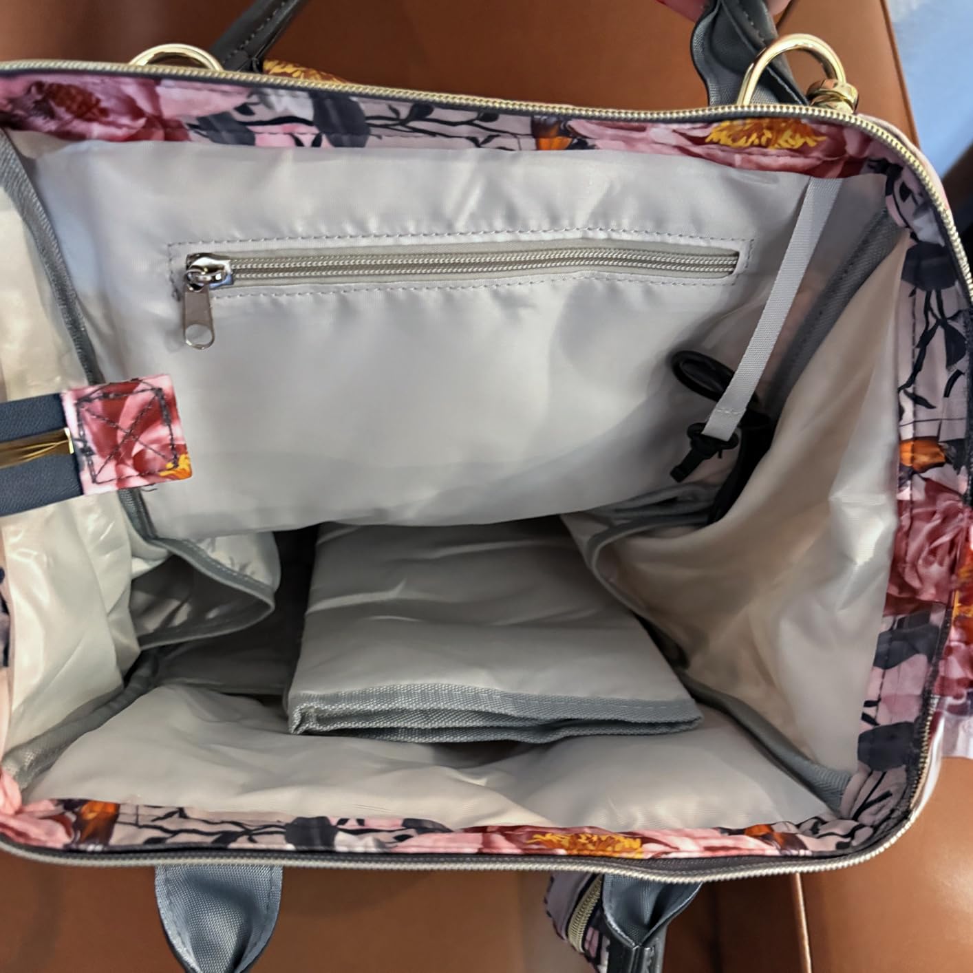 Diaper Bag Backpack for Dad and Mom with USB Charging Port Stroller Straps and Insulated Pocket,army military Travel Nappy Backpack for Daddy/Mommy (DADDY and MOMMY patches) customer photo 2