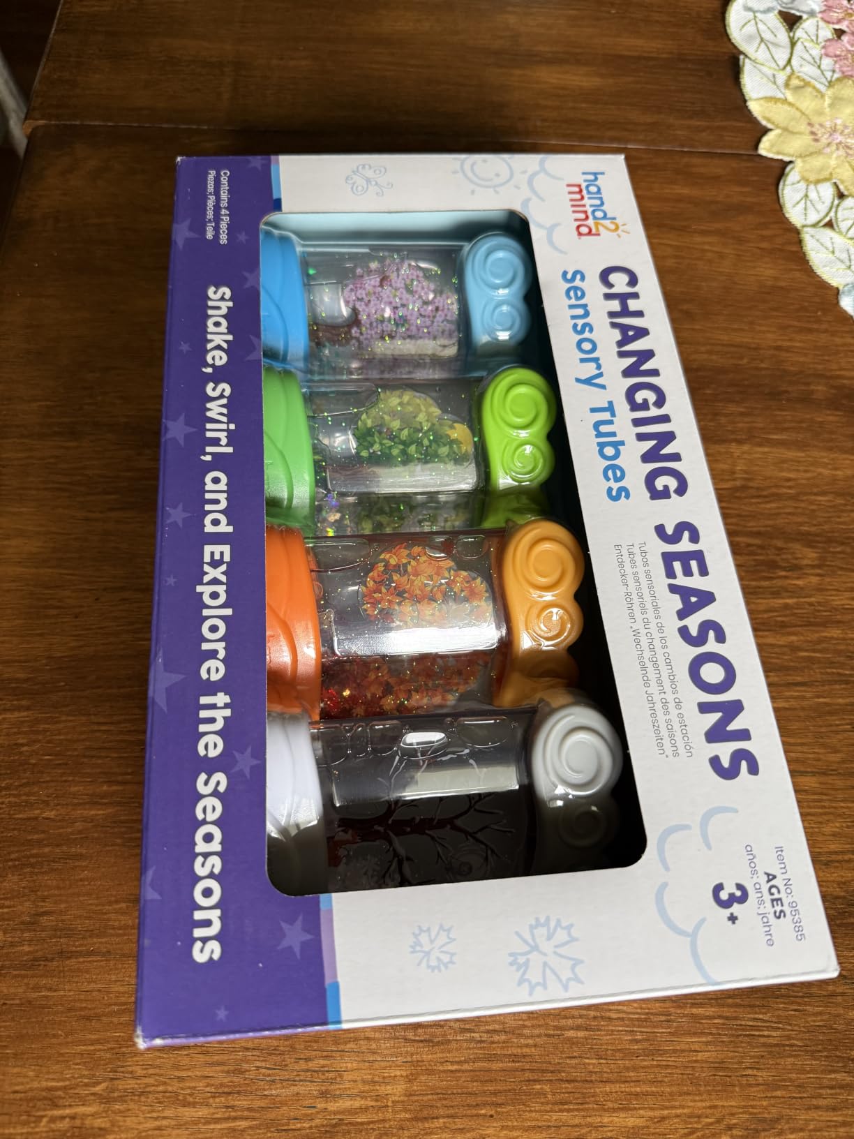 hand2mind Changing Seasons Sensory Tubes, Science Toys, Ages 3+ customer photo 1