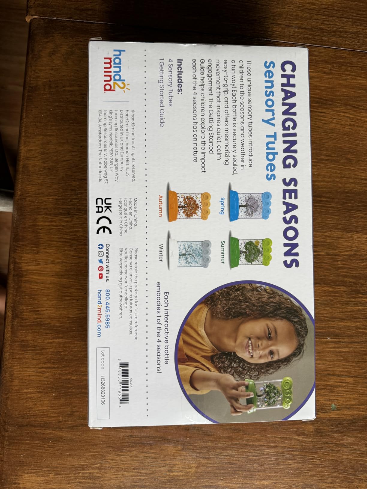 hand2mind Changing Seasons Sensory Tubes, Science Toys, Ages 3+ customer photo 2
