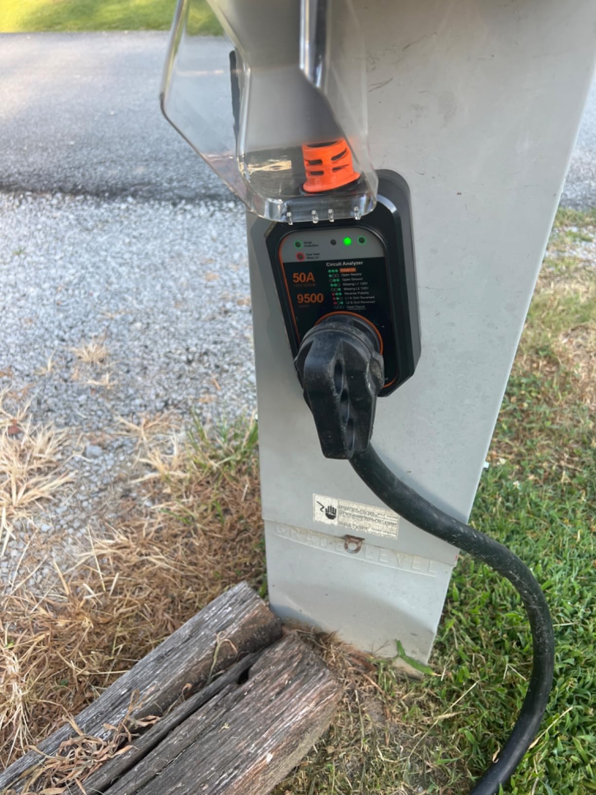 GEARGO RV Surge Protectors 50 Amp Waterproof, [𝟐𝟎𝟐𝟔 𝐍𝐞𝐰 𝐔𝐩𝐠𝐫𝐚𝐝𝐞𝐝] RV Circuit Analyzer, Full Protection RV Adapter Plug for Camper(Orange) customer photo 1