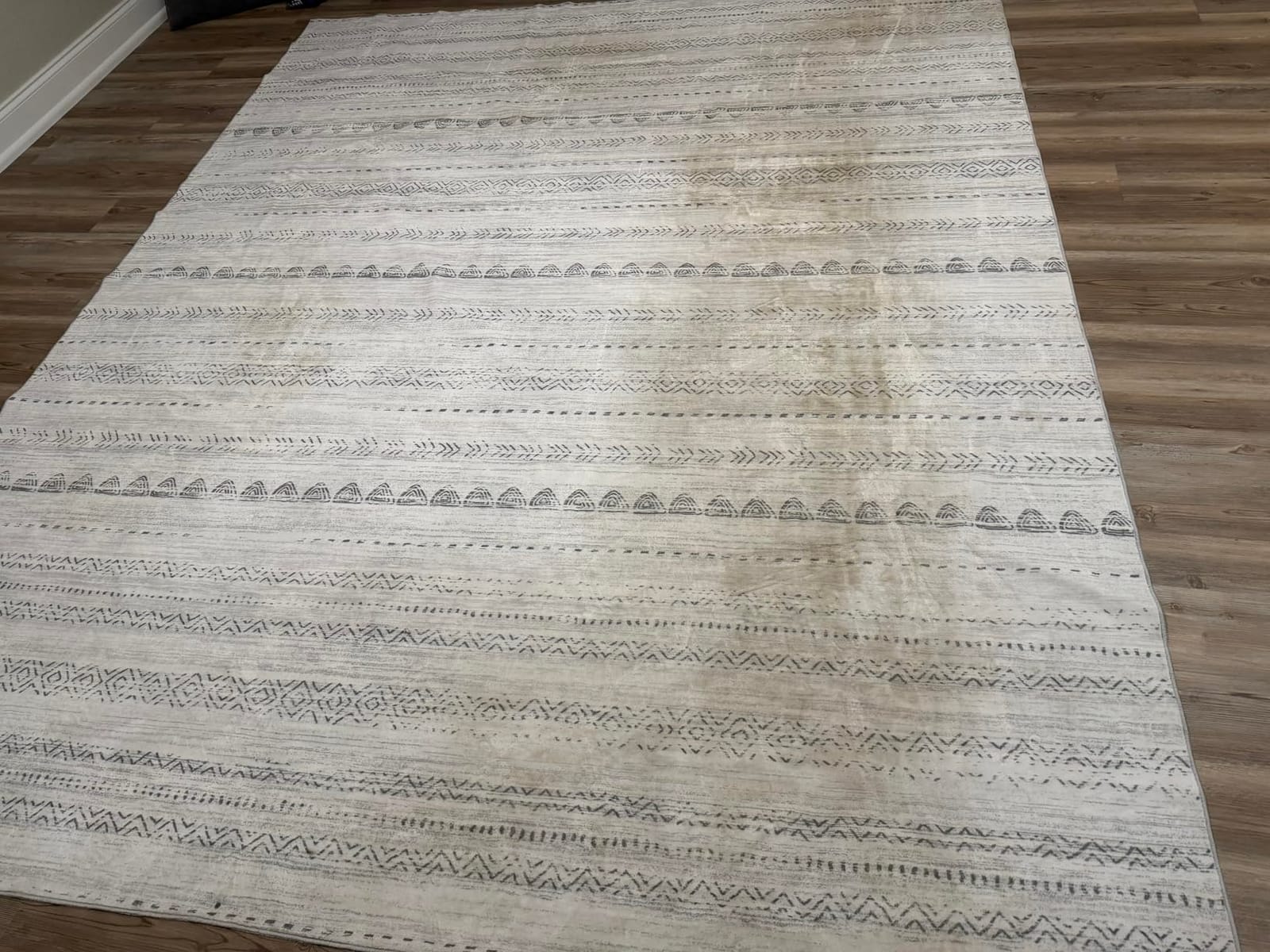 Nakagishi Boho 5x7 Area Rug Living Room Rugs Machine Washable Beige/Brown | Soft, Pet & Kid Friendly, Carpet for Living Room/Bedroom/Office/Kitchen/Nursery, Daily Home Decor Stain Resistant Moroccan customer photo 2