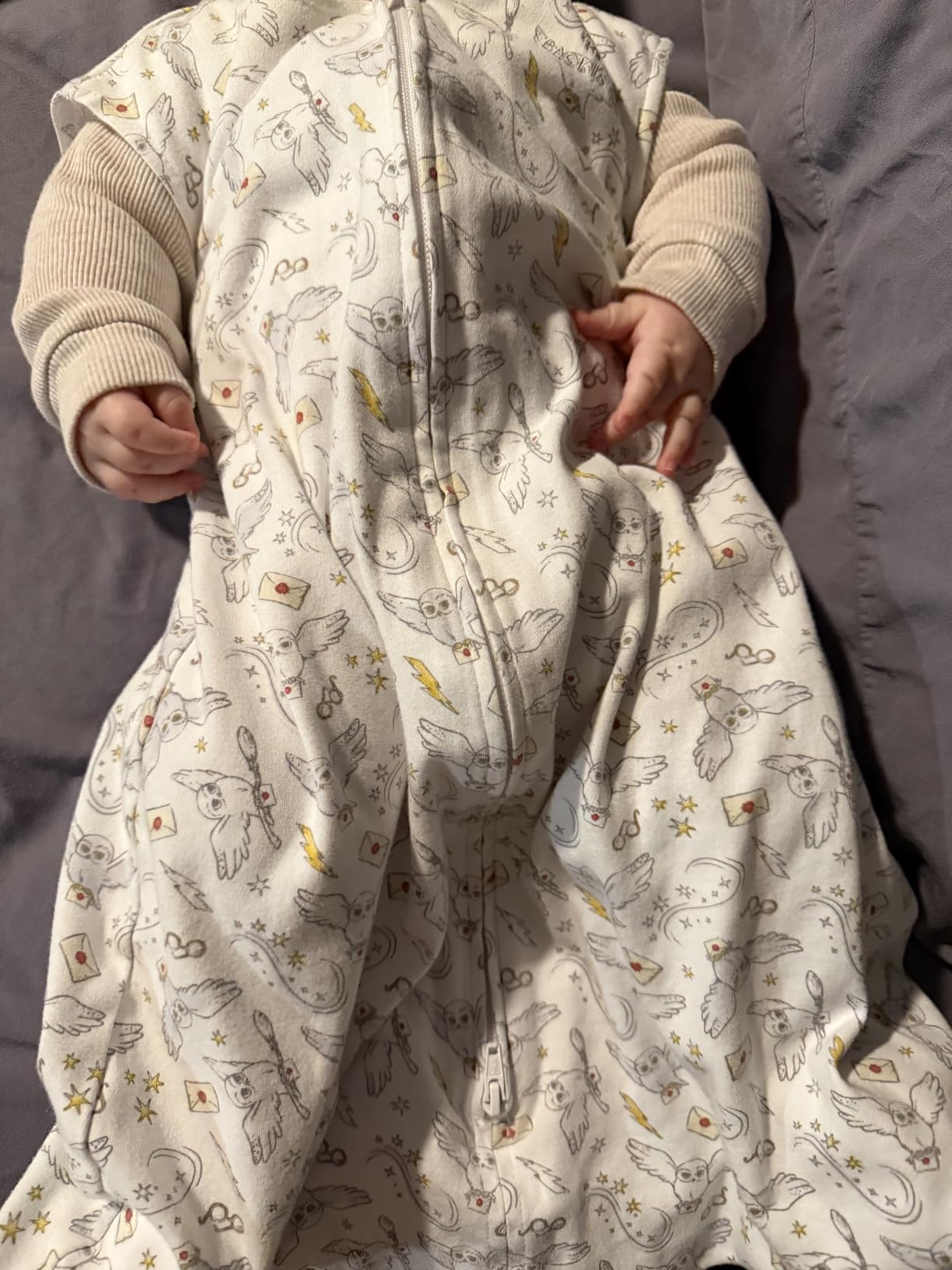 HALO Disney Baby 100% Cotton Sleepsack Swaddle, 3-Way Adjustable Wearable Blanket, TOG 1.5, Winnie Frolic, Newborn, 0-3 Months customer photo 1
