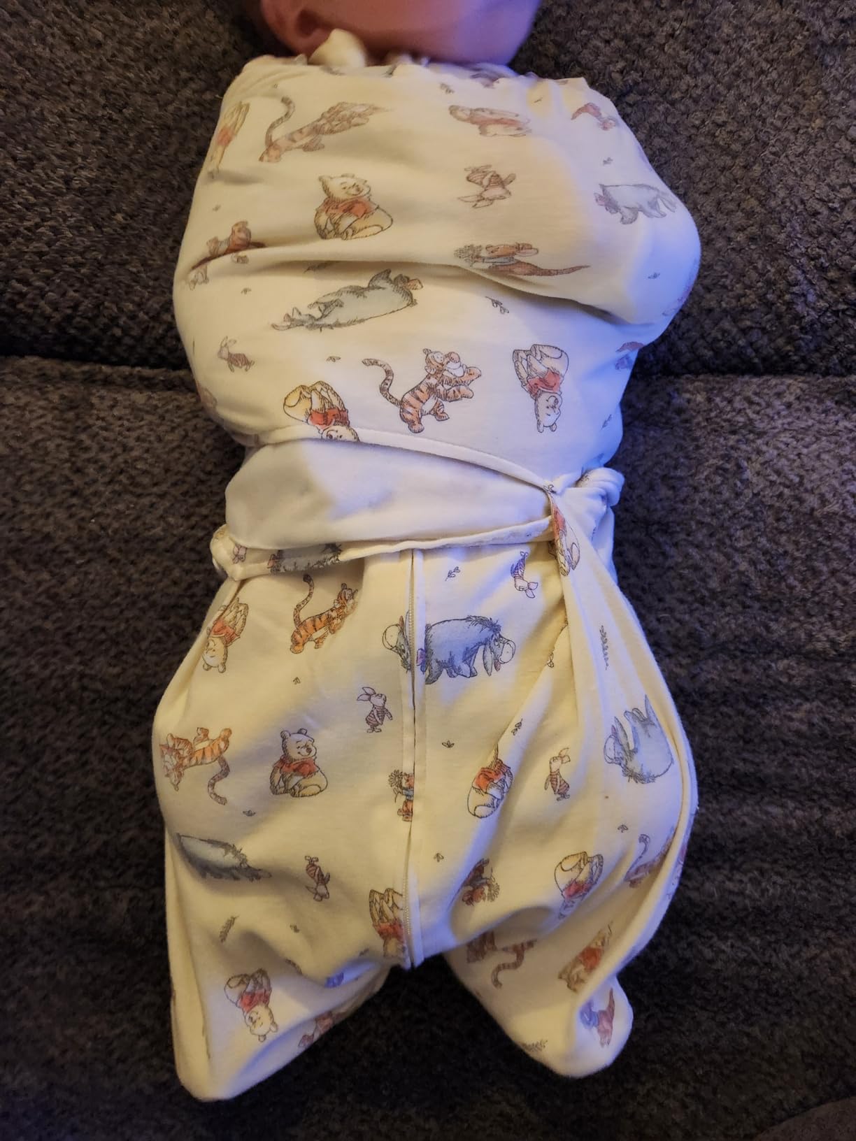 HALO Disney Baby 100% Cotton Sleepsack Swaddle, 3-Way Adjustable Wearable Blanket, TOG 1.5, Winnie Frolic, Newborn, 0-3 Months customer photo 2