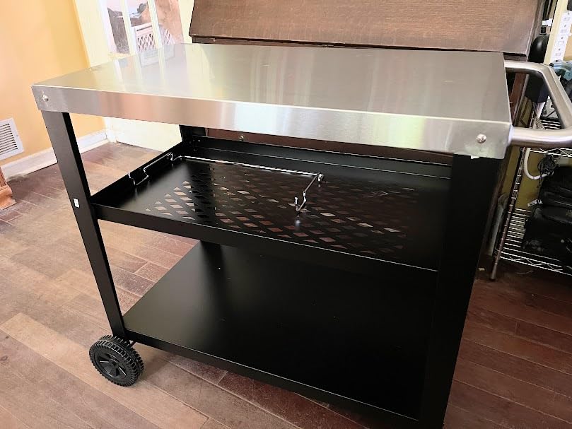 Royal Gourmet PC3404S Movable 3-Shelf Grill Table, Stainless Steel Tabletop customer photo 2
