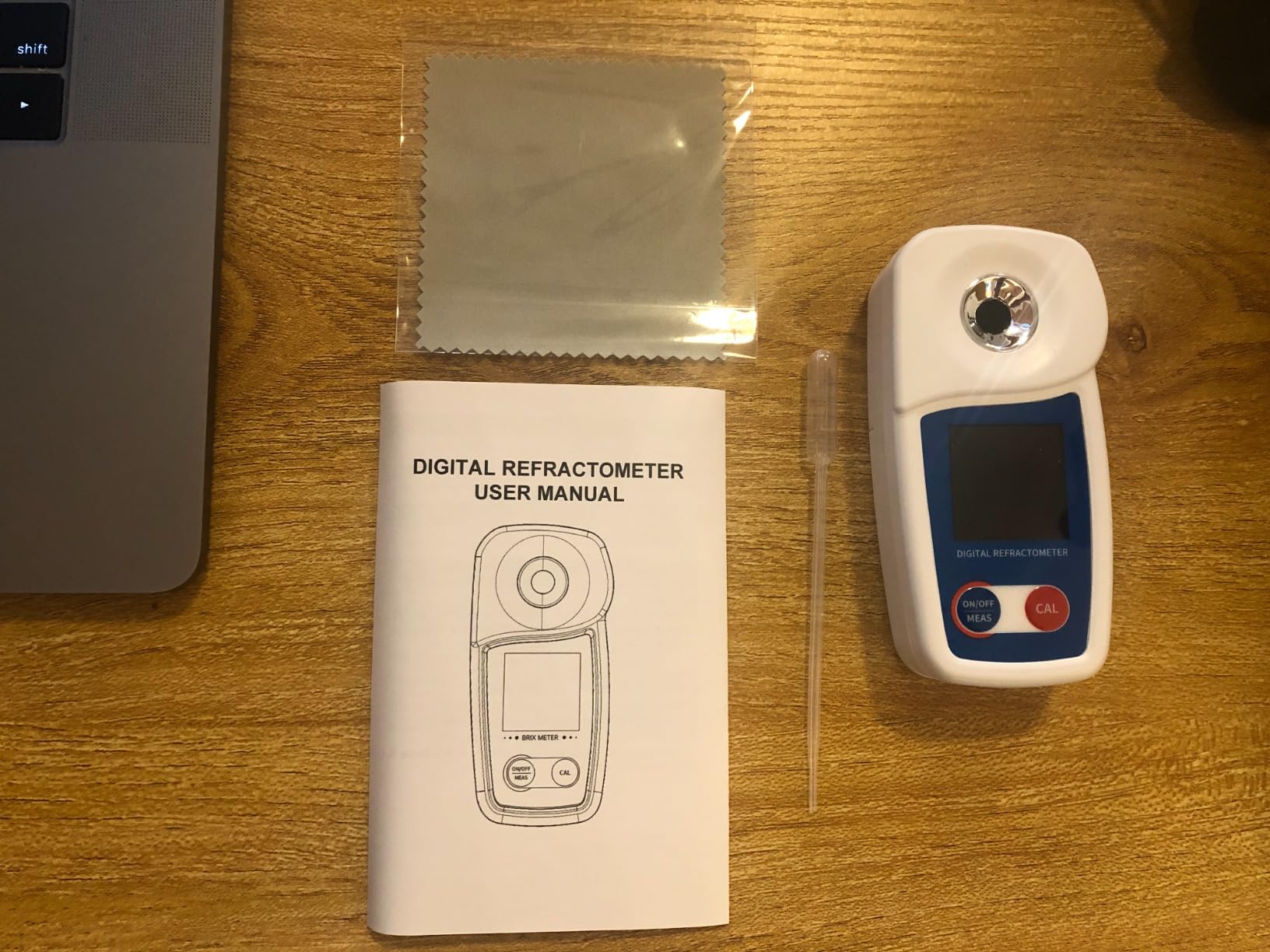 Digital Brix Refractometer with 0-55% Range, ±0.1% Accuracy | Automatic Temperature Compensation Brix Meter for Fruit Juice, Wine Making & Coffee customer photo 2