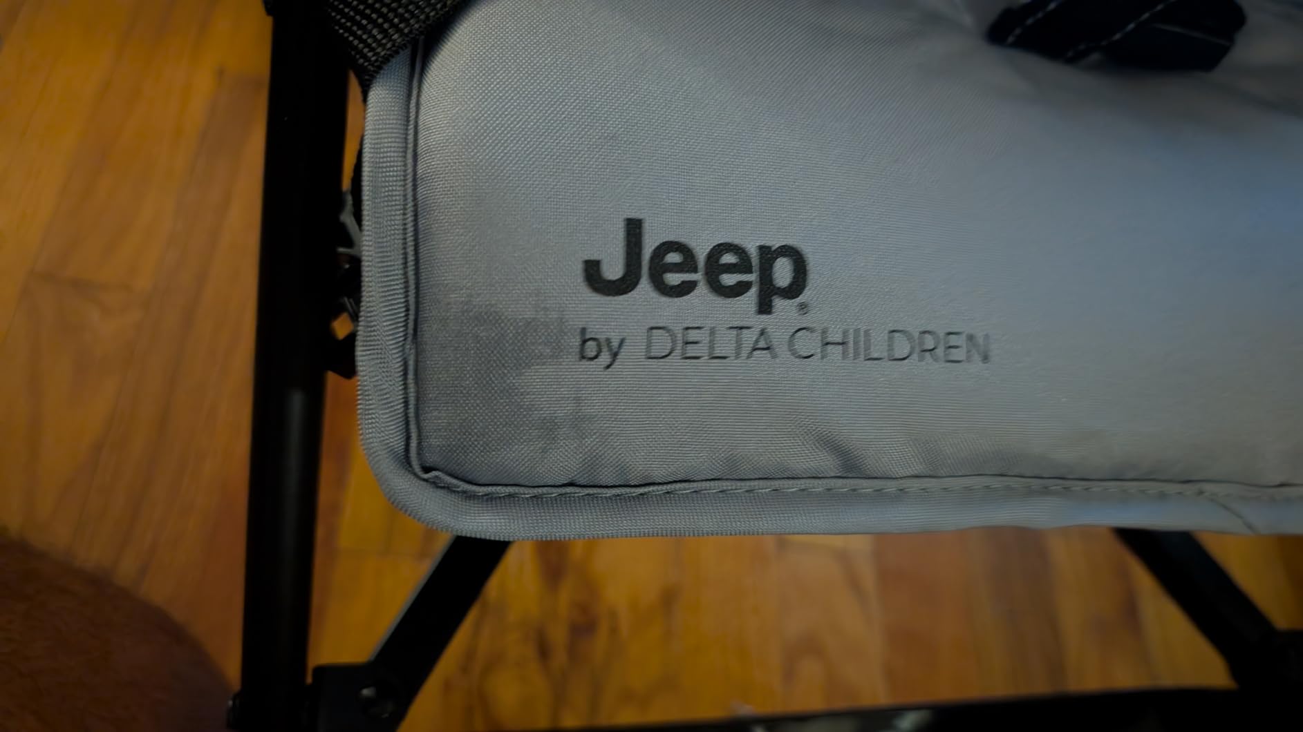 Jeep AdventureGlyde Stroller by Delta Children - Lightweight Travel Stroller with Smoothest Ride & Compact Fold, 3-Position Recline, Extra Large Storage Basket, Black/Grey customer photo 2
