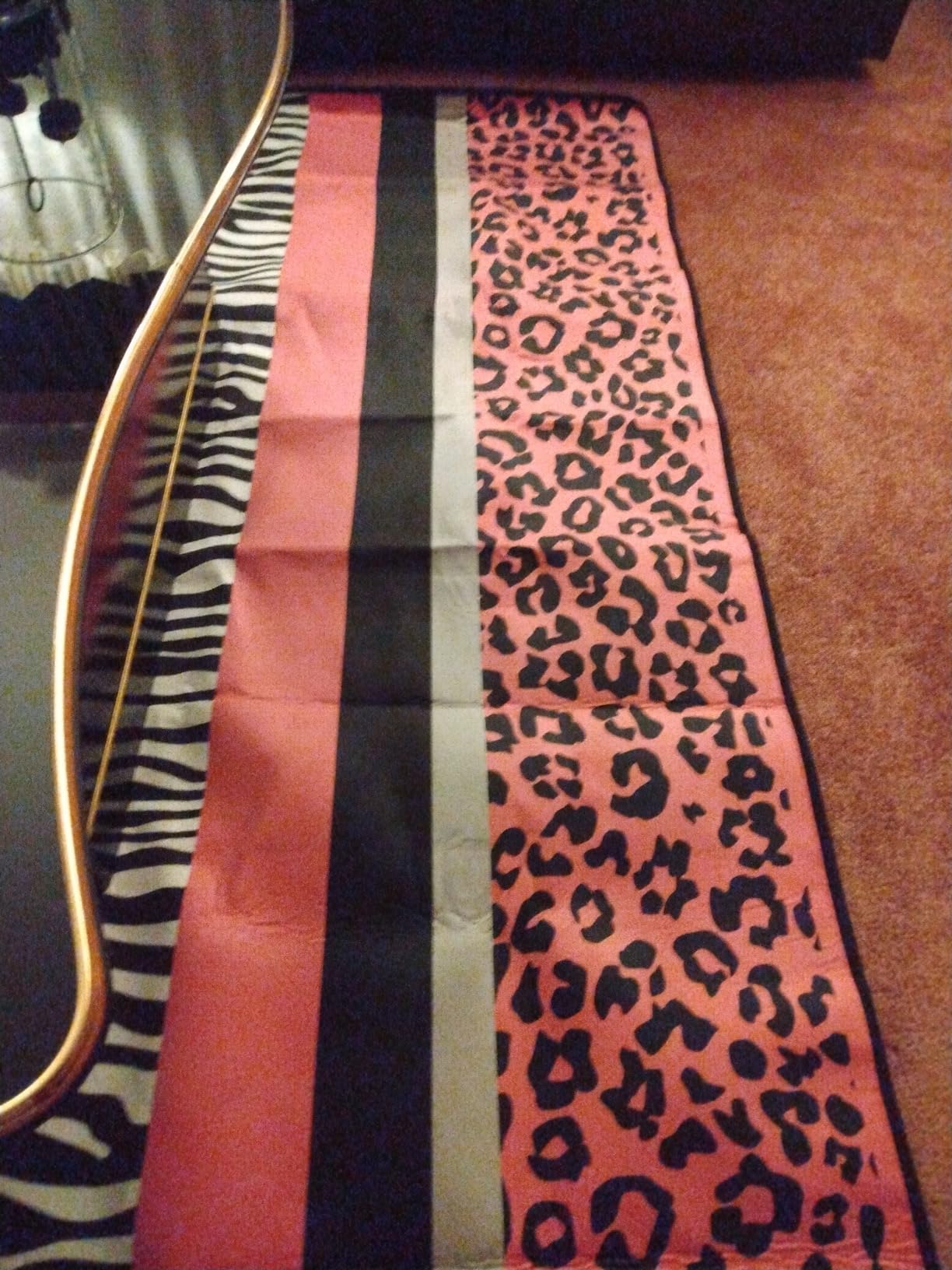 jejeloiu Record Disc Print Rugs Living Room 5'x7 customer photo 2