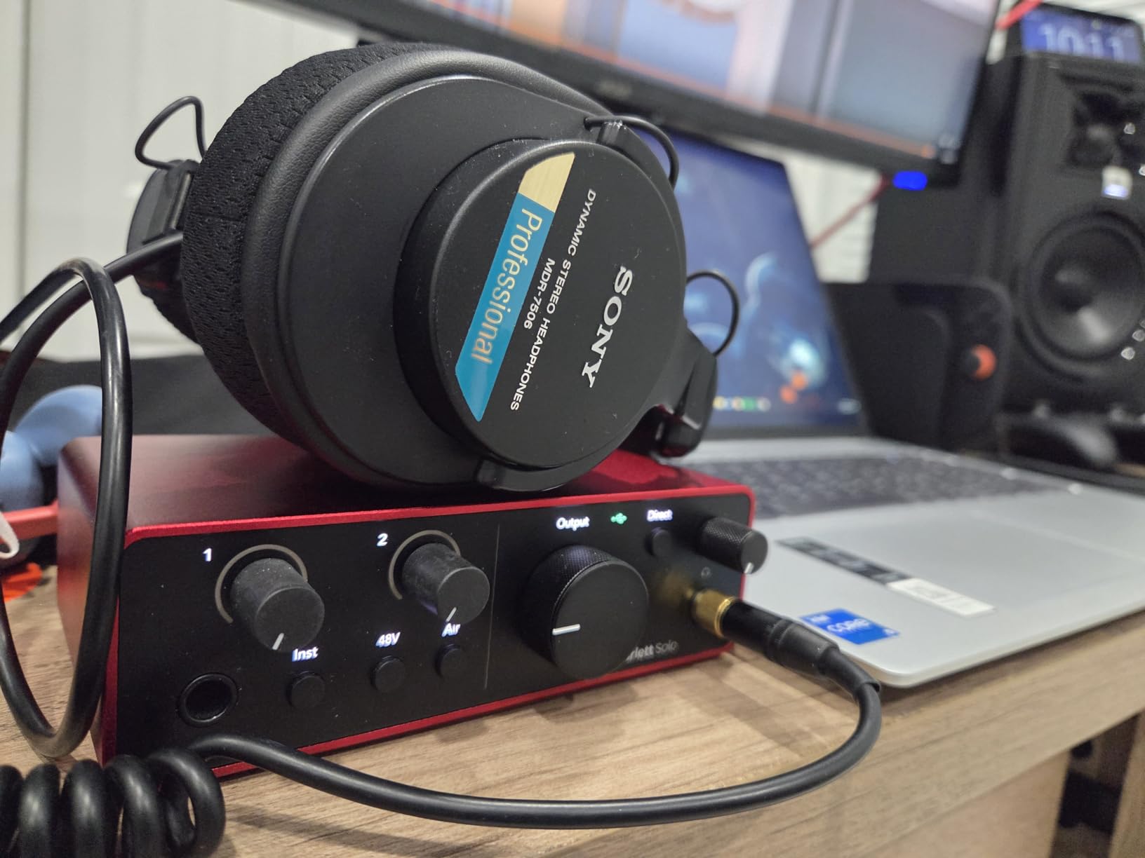 Focusrite Scarlett Solo 4th Gen USB-C Audio Interface customer photo 1