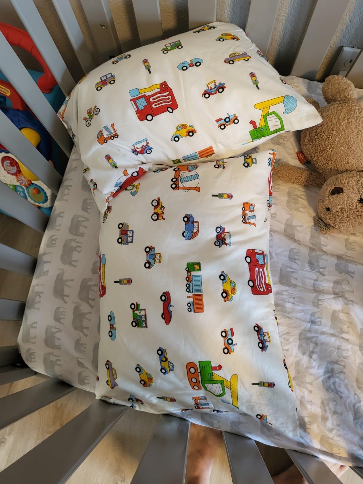 Little Sleepy Head Toddler Pillow 13x18 for Sleeping – Soft & Supportive Hypoallergenic Bed Pillow with Down-Like Fill – Comfortable Pillow for Bedtime, Naps & Everyday Sleep (2-Pack) customer photo 1