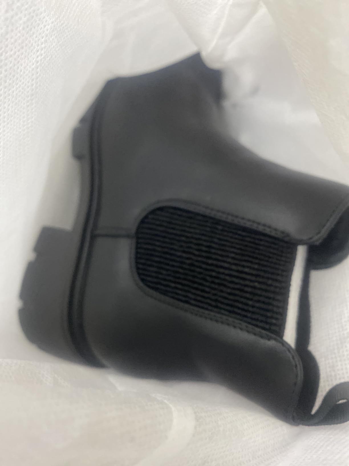 Athlefit Girls Ankle Boots Kids Chunky Chelsea Booties customer photo 2