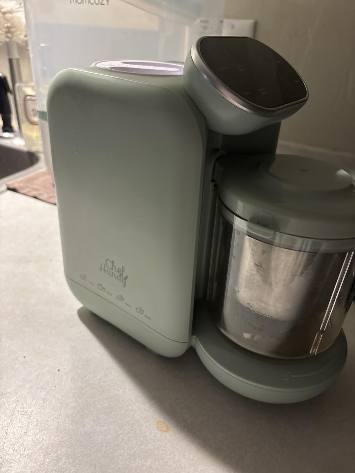 Chefhandy Baby Food Maker, One-Step Steamer & Blender, Yellow customer photo 2