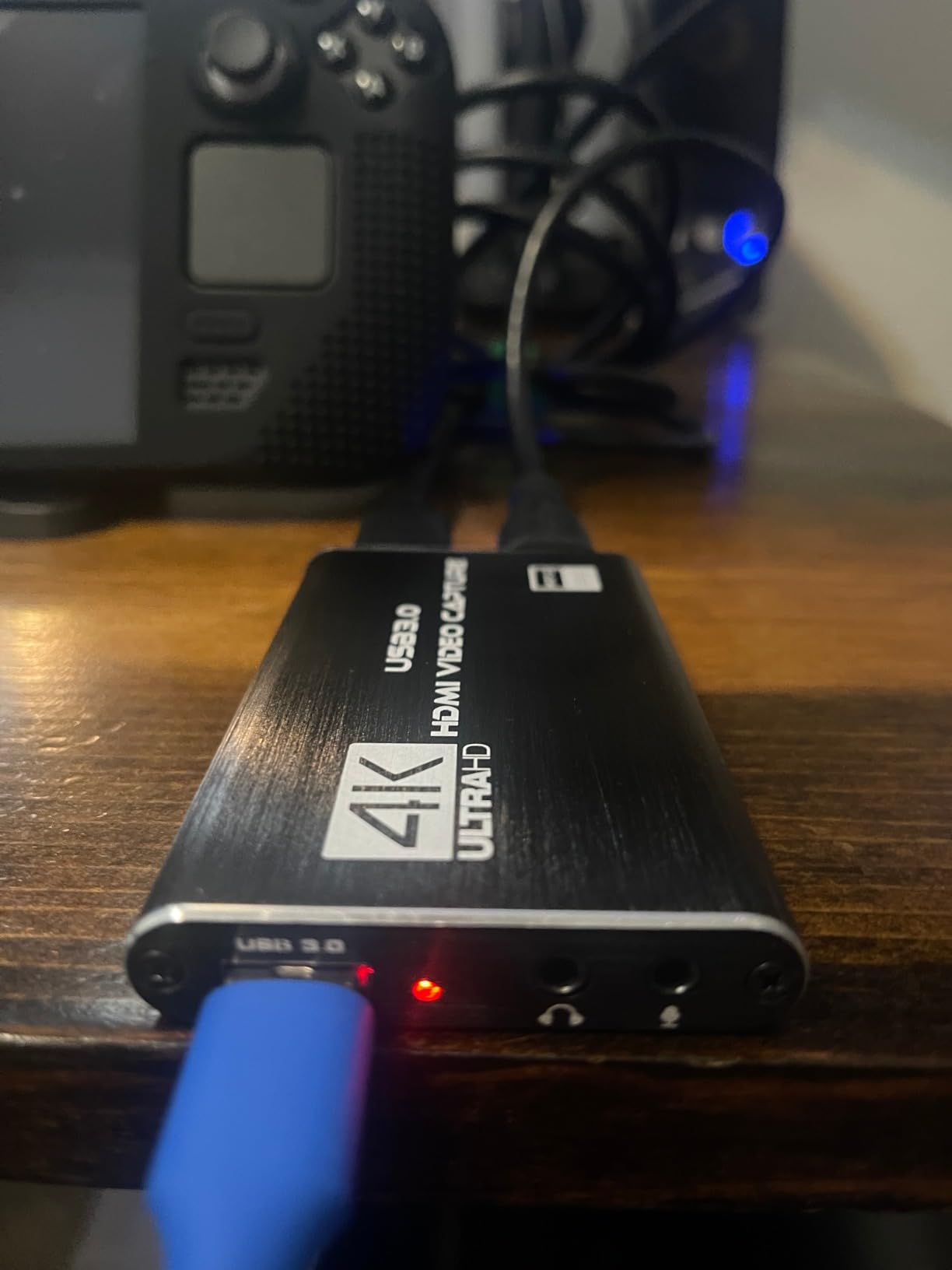 4K HDMI Capture Card for Streaming, Full HD 1080P 60FPS USB 3.0 Cam Link Game Audio Video Capture Card, Work with Camera/Switch/Xbox/PS4/PS5/PC/OBS (Black) customer photo 2