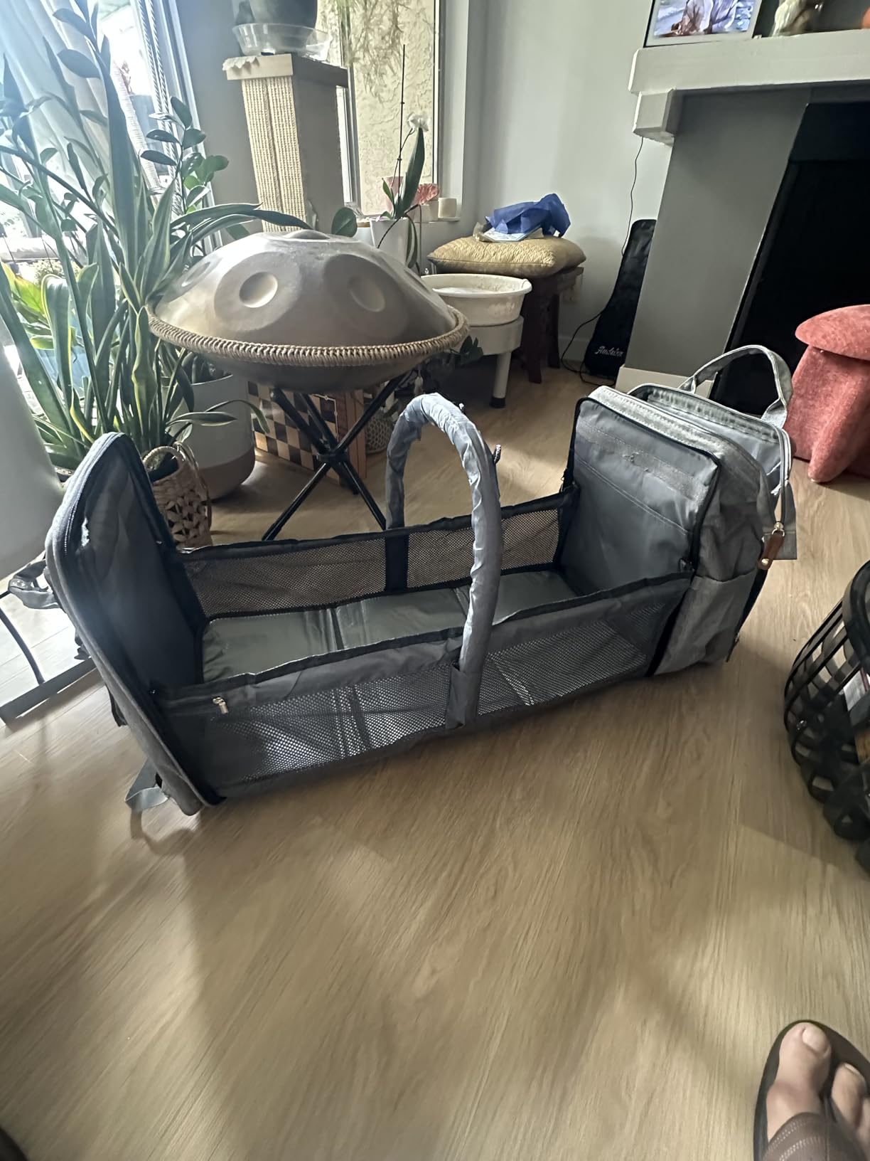 Astro alan Baby Diaper Bag with Changing Station, Waterproof Diaper Bag Backpack for Moms Dads with USB Charging Port, Baby Shower Gifts, Baby essentials, Black customer photo 1