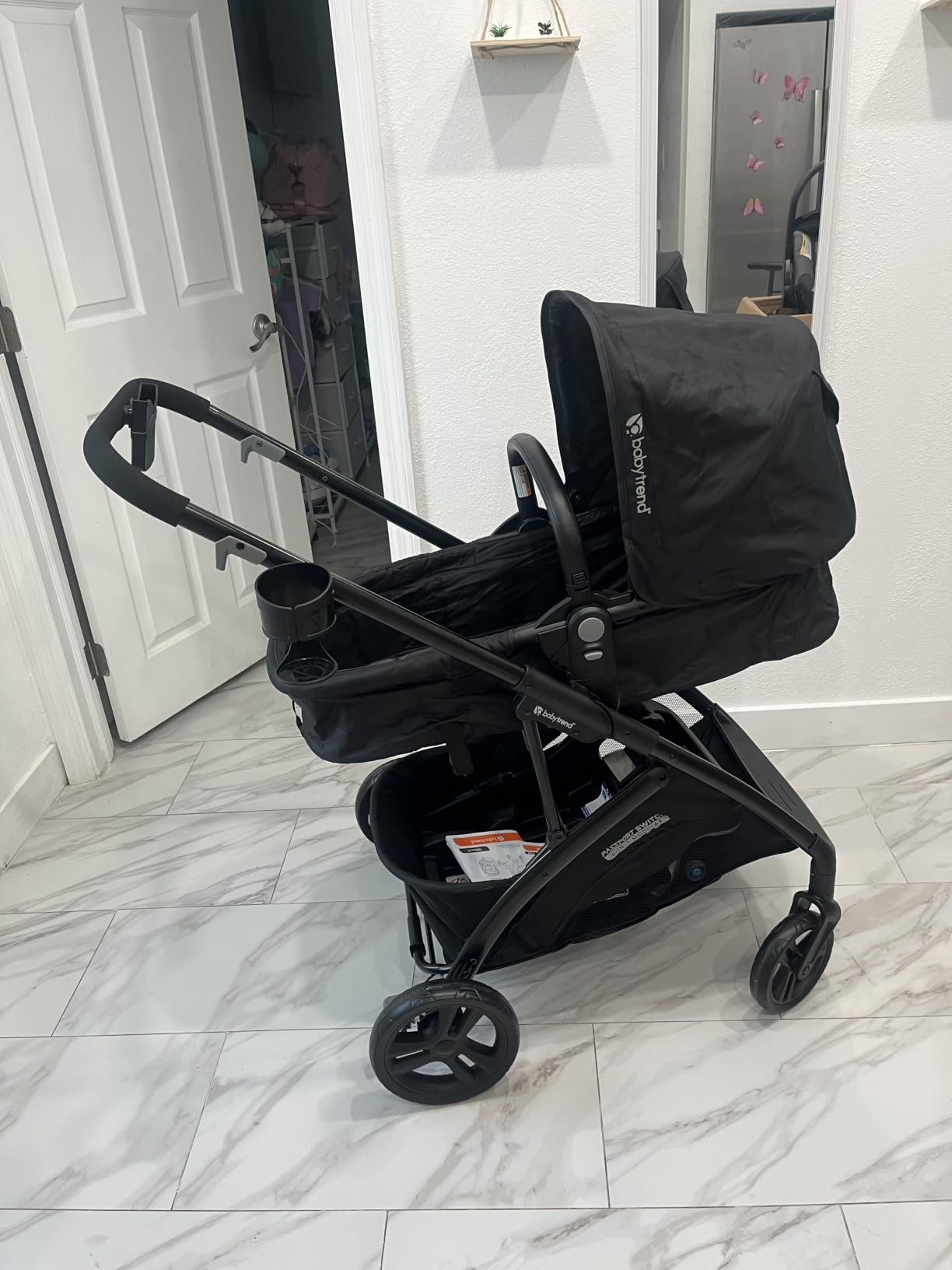 Baby Trend Passport® Switch 6-in-1 Modular Stroller Travel System with EZ-Lift™ Plus Infant Car Seat, Dash Pink customer photo 2
