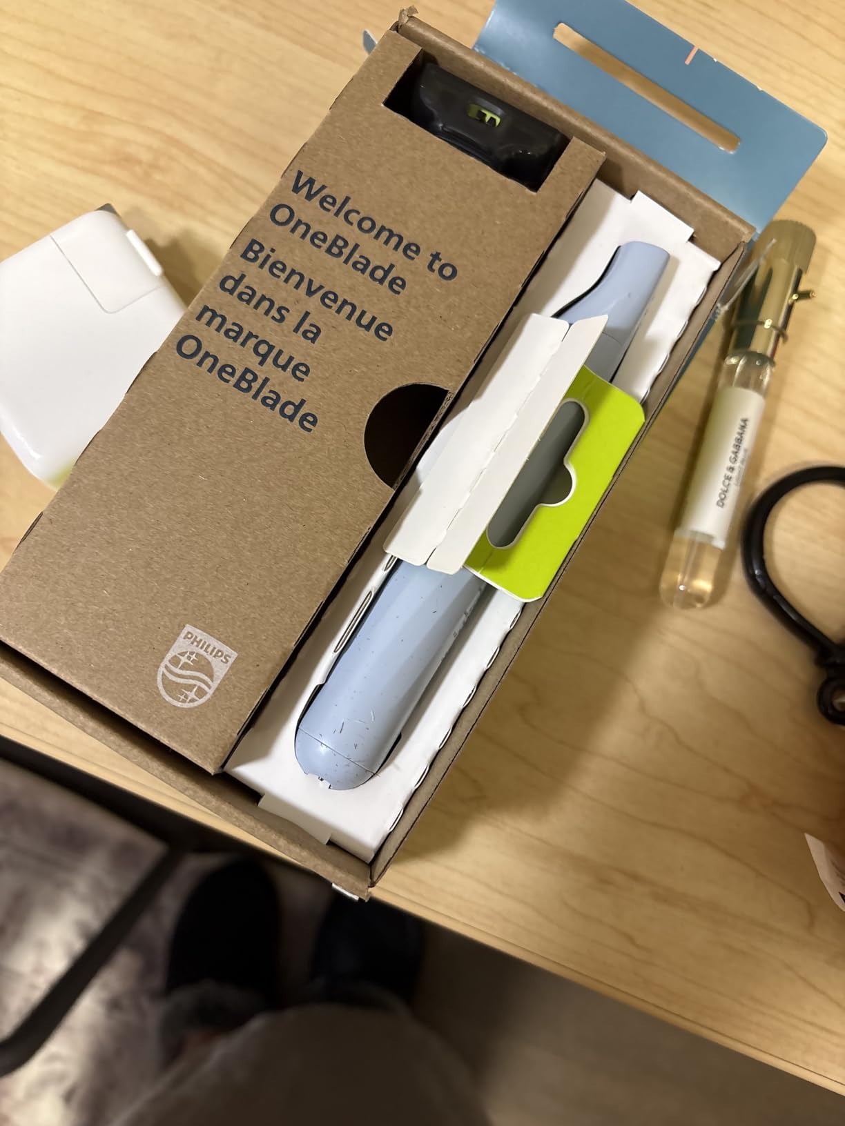 Philips OneBlade First Shave, Teen Hybrid Electric Shaving System, (Gray) customer photo 2