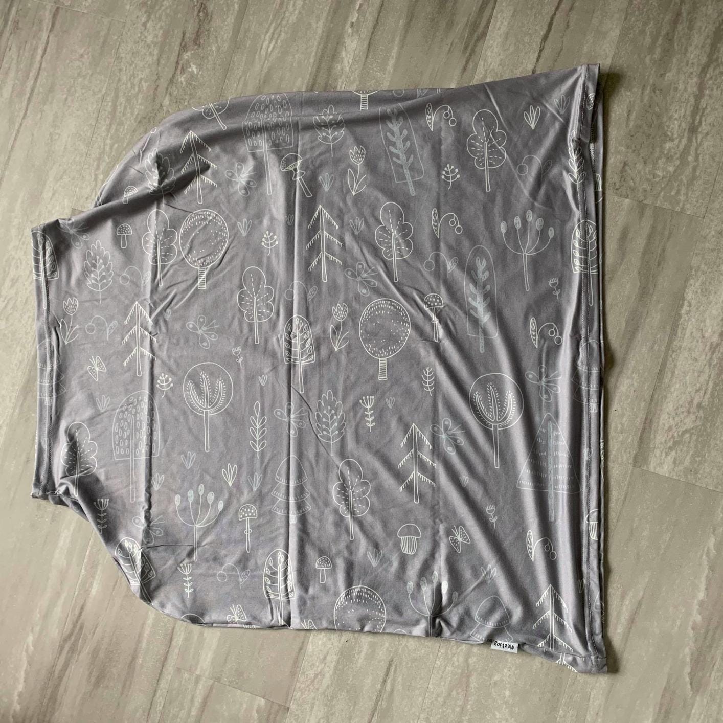 Breathable Car Seat Cover for Babies – Multi-Purpose Soft Rayon Nursing Cover for Breastfeeding, High Stretchy Infant Carseat Canopy, Stroller Cover (Smooth Rayon, Roman Green) customer photo 2