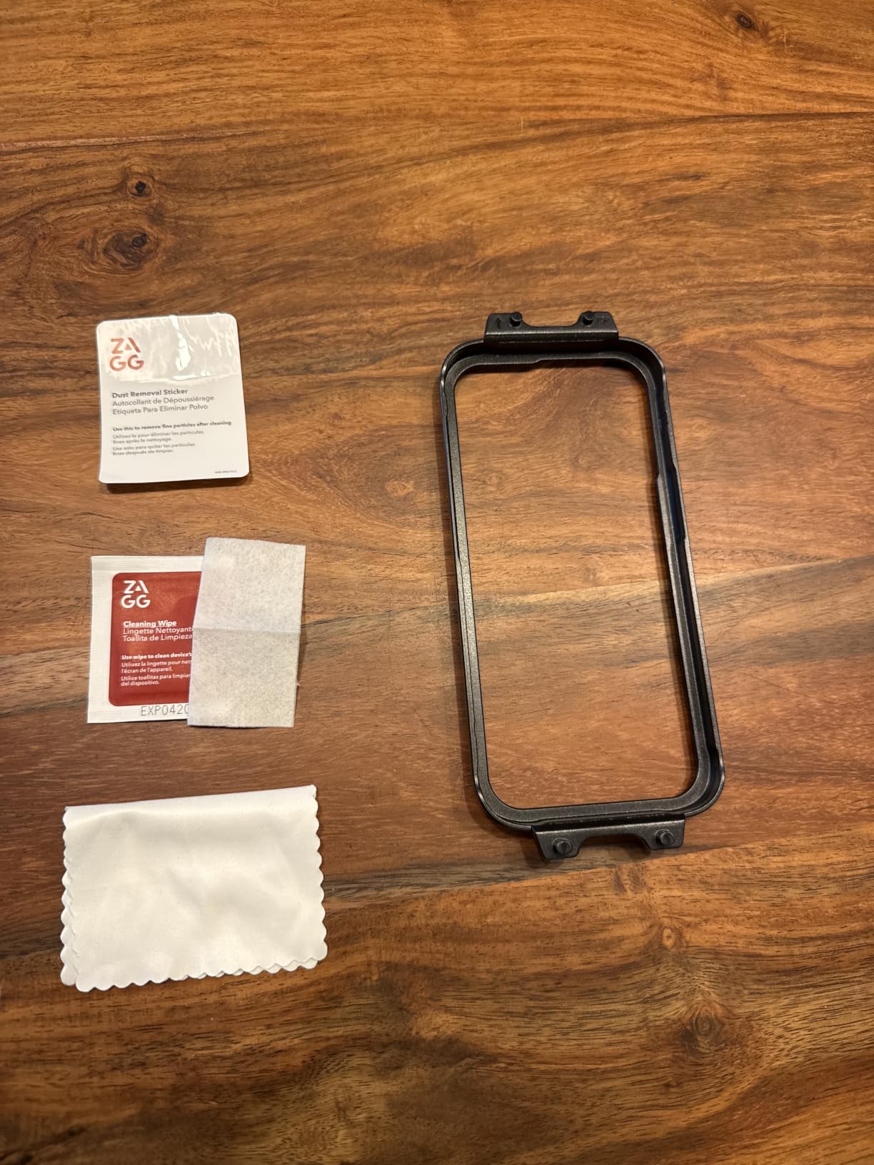 ZAGG Glass+ Screen Protector for Phone 15 Pro - 3X Stronger with Reinforced Edges, Scratch & Smudge-Resistant Surface, InvisibleShield, Easy to Install customer photo 1