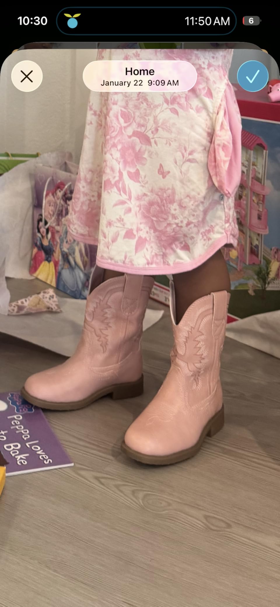 DREAM PAIRS Toddler Boys Girl Cowboy Cowgirl Boots customer photo 2