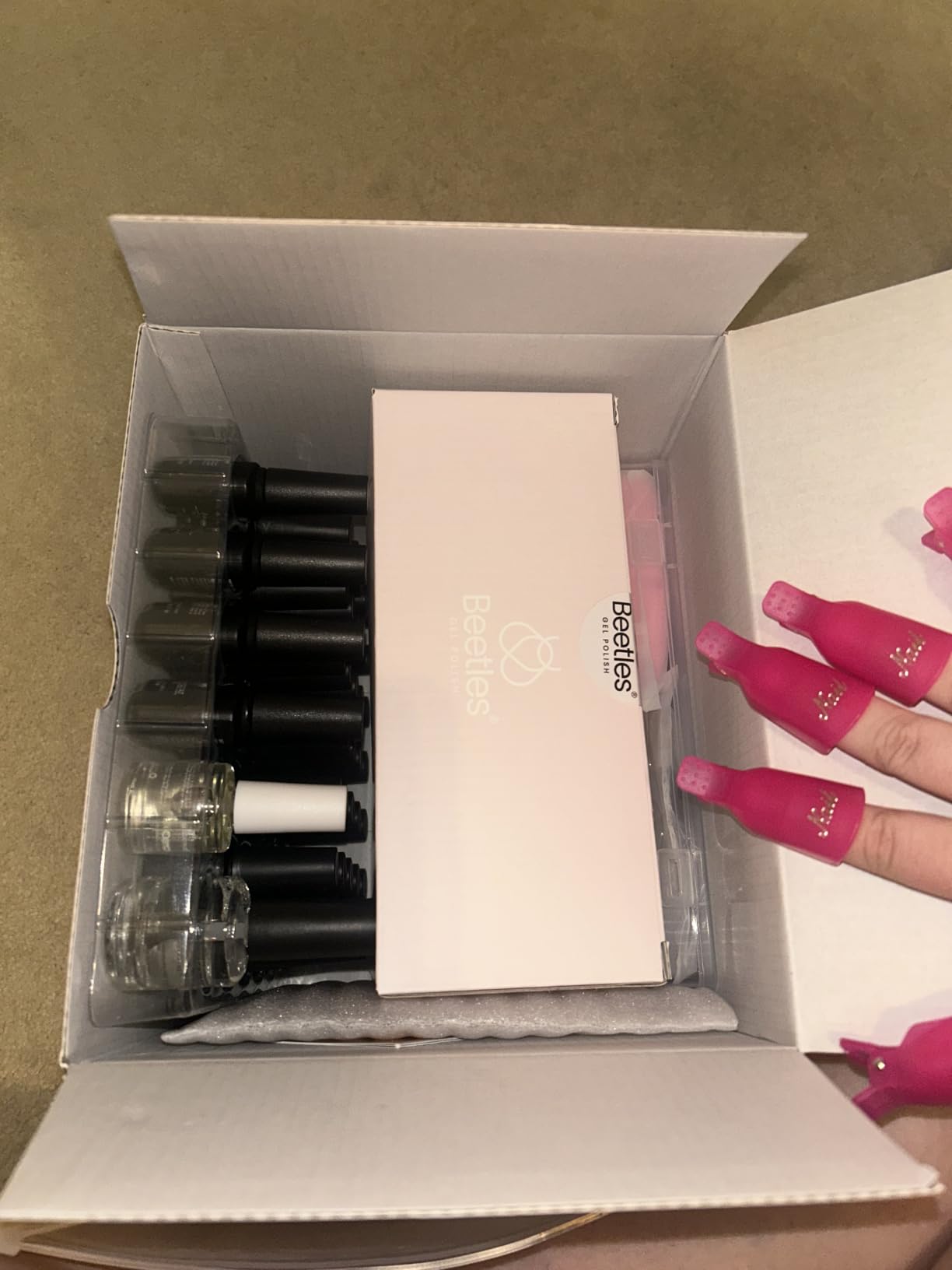 Beetles Gel Nail Polish Kit with UV Light, 68 Pcs 35 Colors Gel Nail Kit customer photo 1