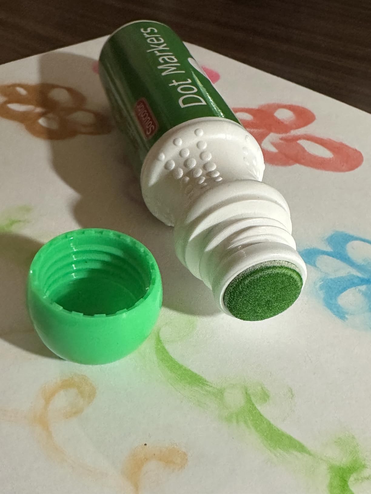 Dot Markers for Toddlers Kids, Bingo Daubers Washable Art Markers 8 Colors | Toddlers Arts and Crafts Supplies, Kids Painting Drawing Coloring Supplies, Dot Paint Craft Kit Preschool Learning, Non-Toxic customer photo 1