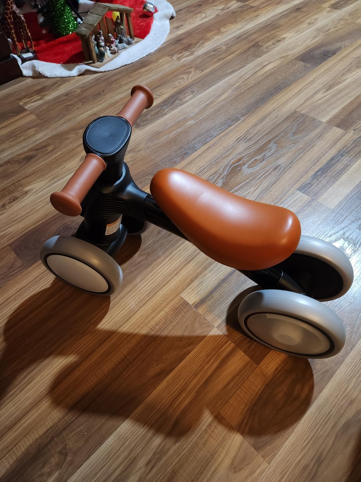 Colorful Lighting Baby Balance Bike Toys for 1 Year Old Boy Gifts, 10-36 Month Toddler Balance Bike, No Pedal 4 Silence Wheels & Soft Seat First Bike, One Year Old Boy Birthday Gift. customer photo 2
